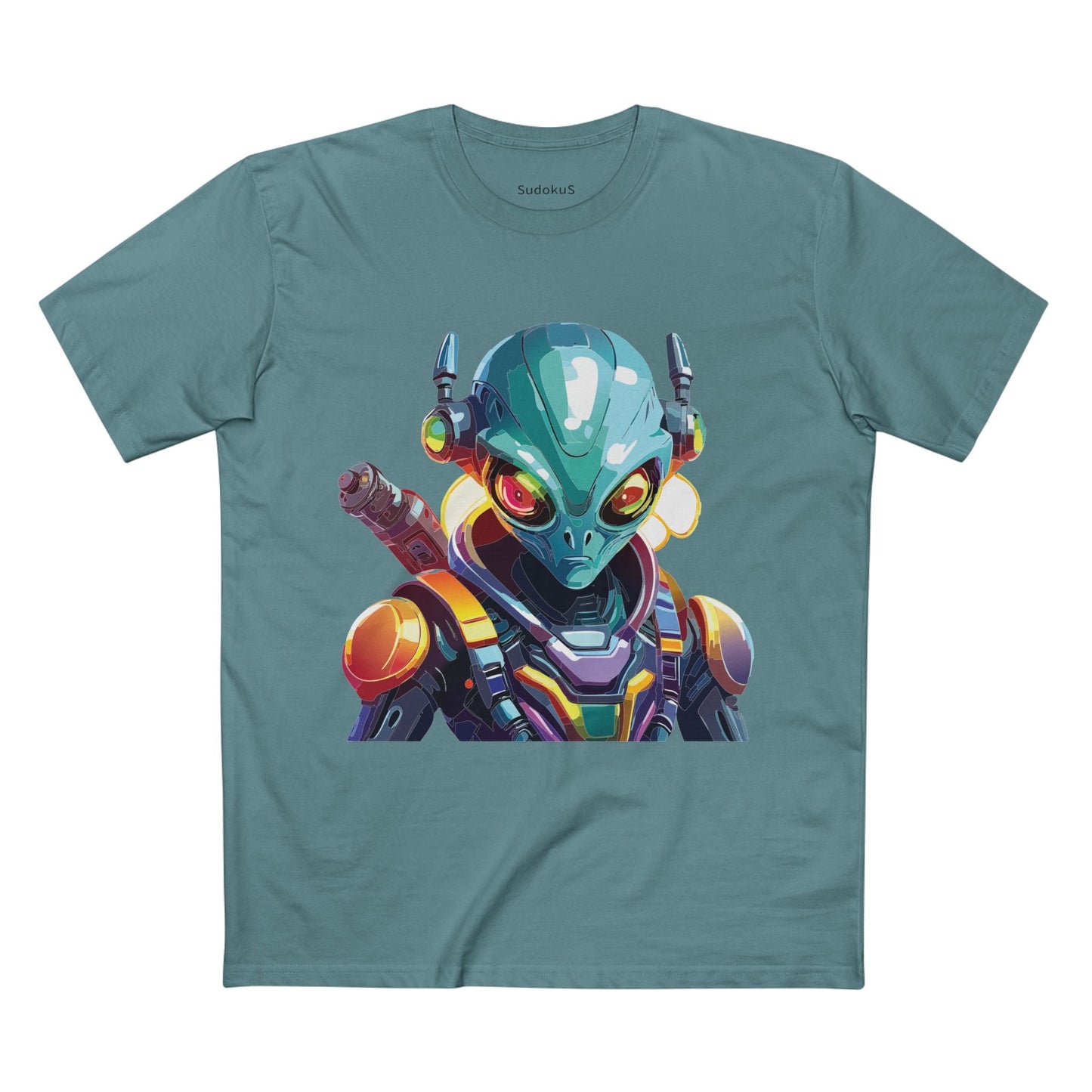 Aliens Graphic Unisex 100 Cotton Staple Tee 4