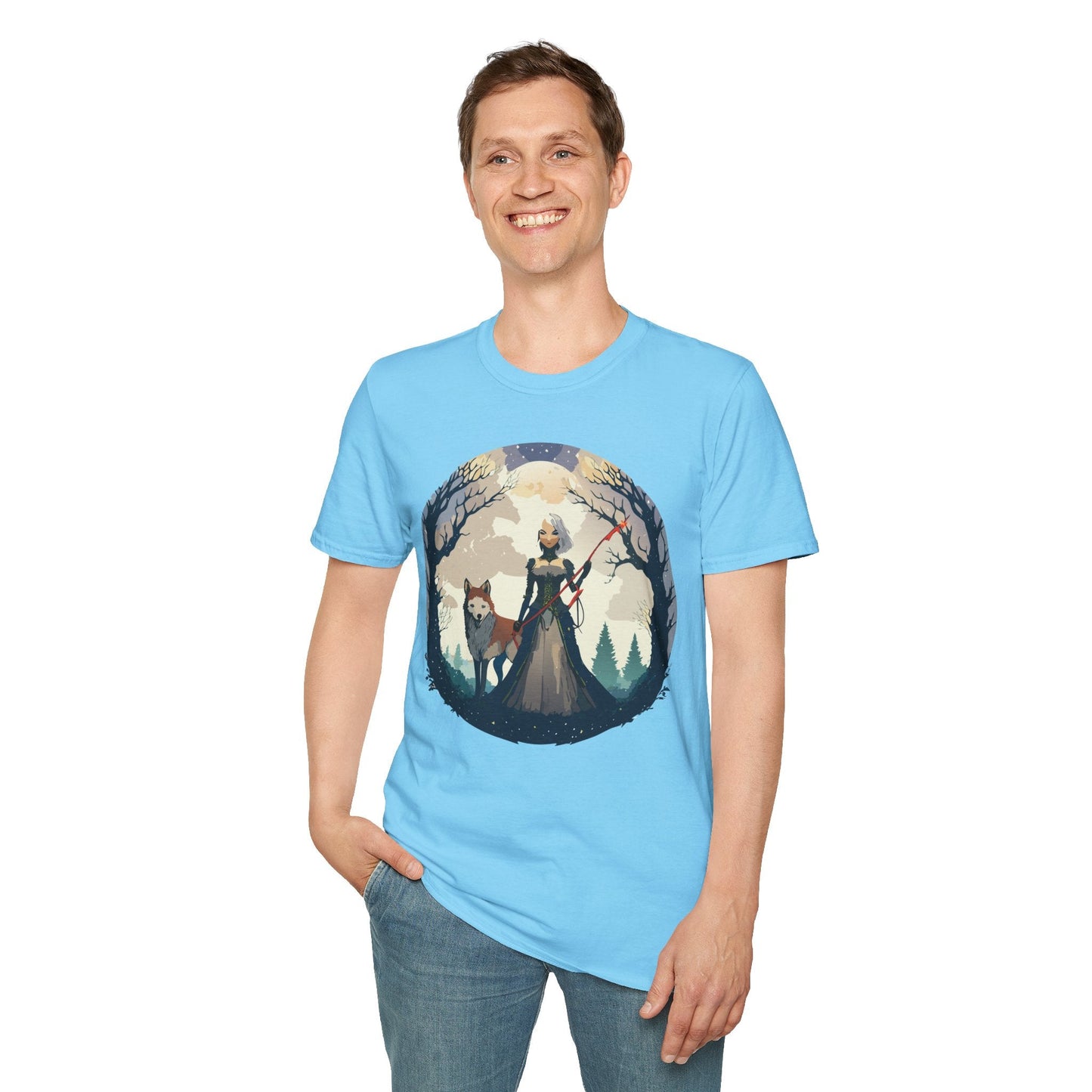 Womens Graphic T Shirts Ladies Art Design Tee Unisex Softstyle Cotton Tee Everyday Comfort