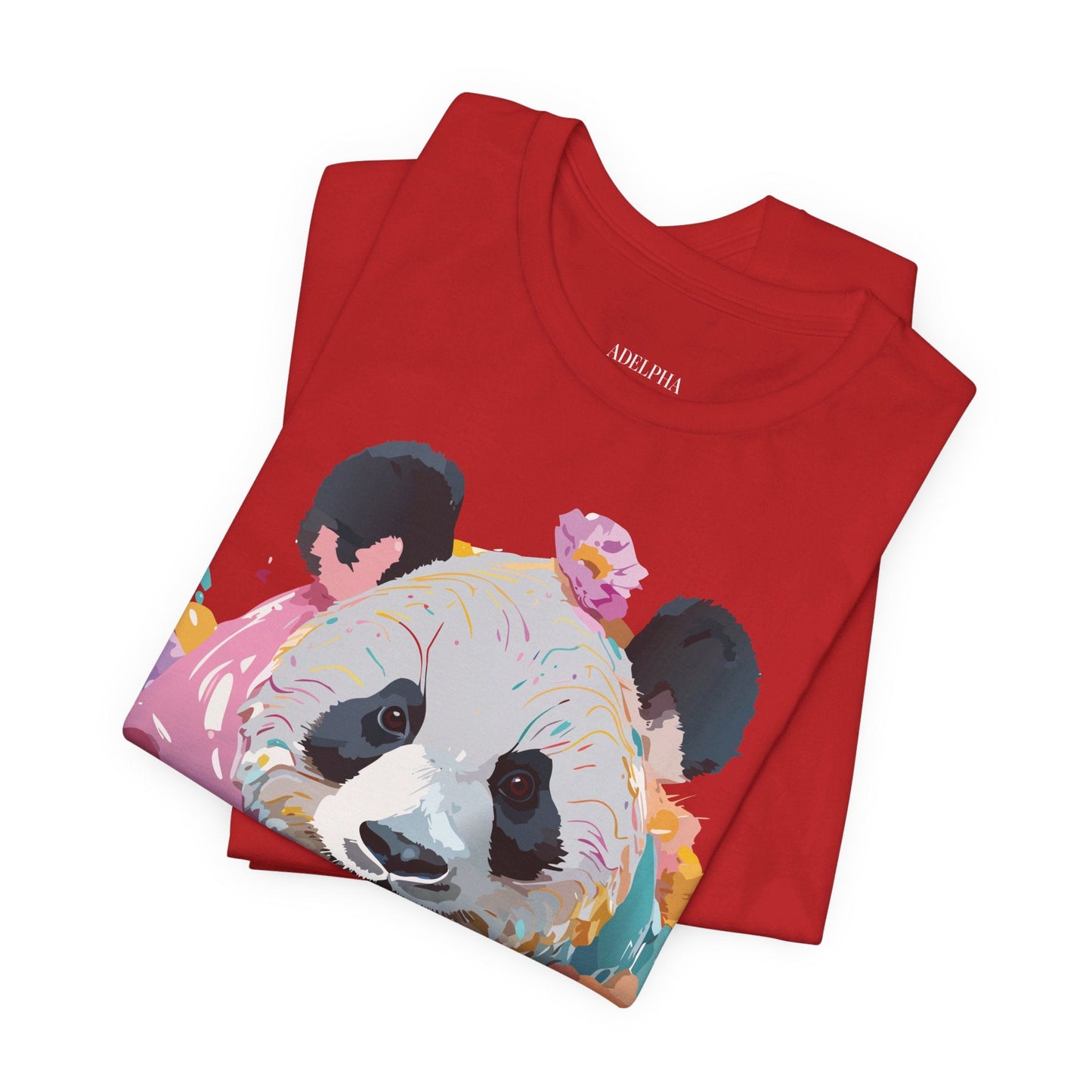 Panda Graphic Tee From Adelpha Unisex Jersey Short Sleeve Vintage Inspired Shirt