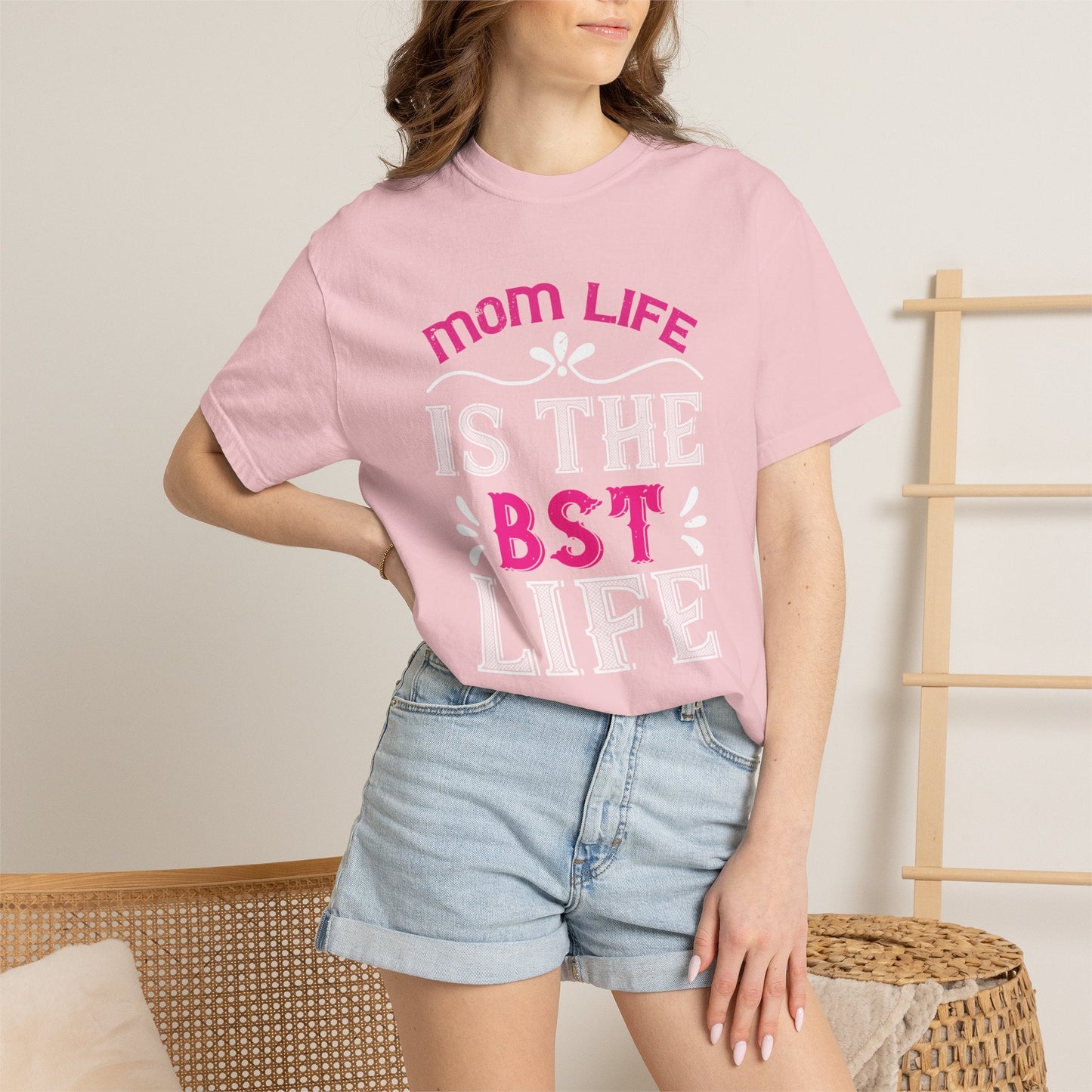 Mom T-shirt Mother Day Mama Tee Unisex Comfort Colors Garment-Dyed Cotton h79
