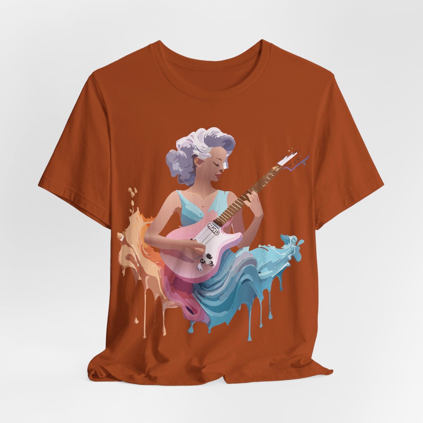 Music Graphic Tee Unisex Jersey Short Sleeve Adelpha Art Design Vintage Inspired Artwork