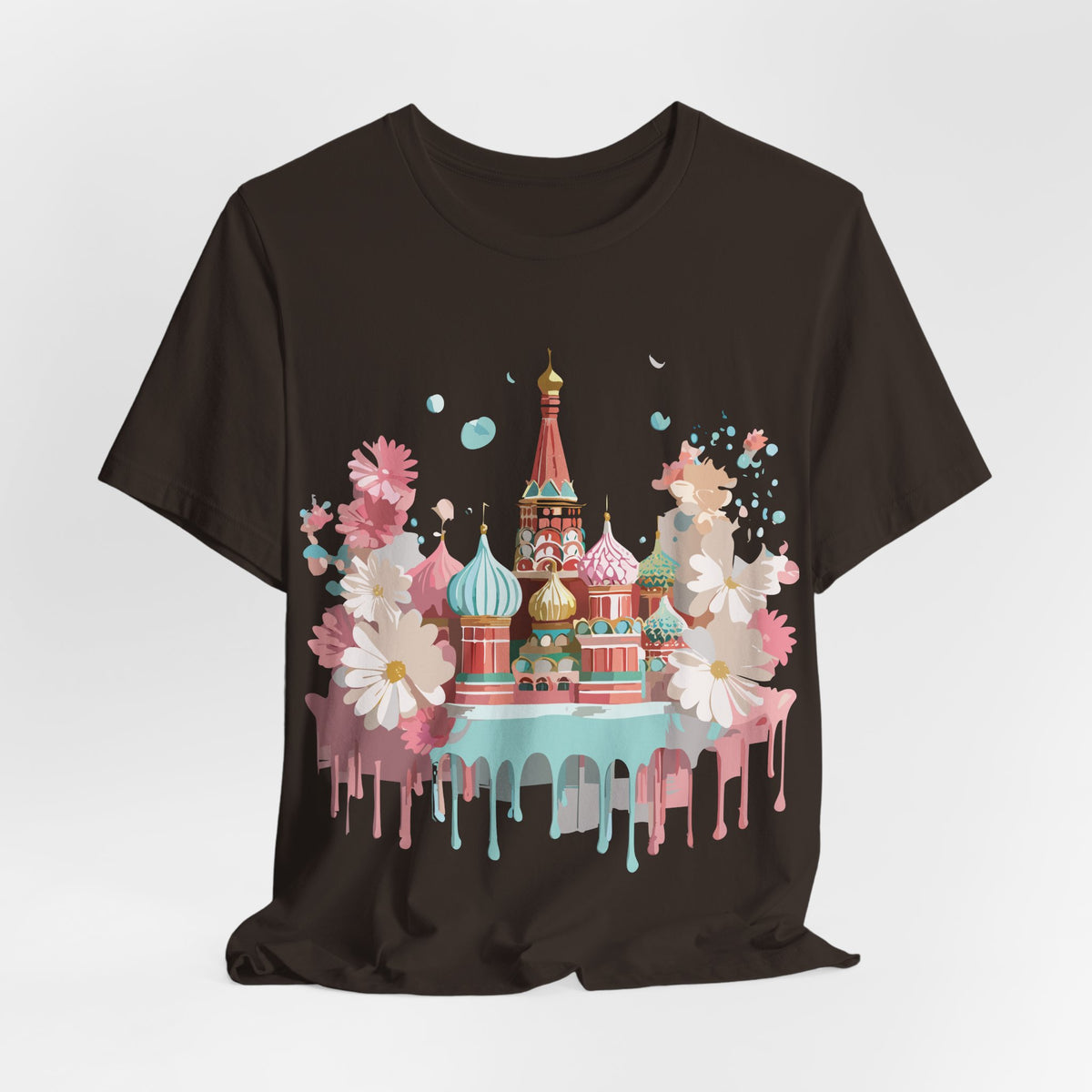 Graphic Unisex Cotton Bella+Canvas Tee Shirt with Moscow