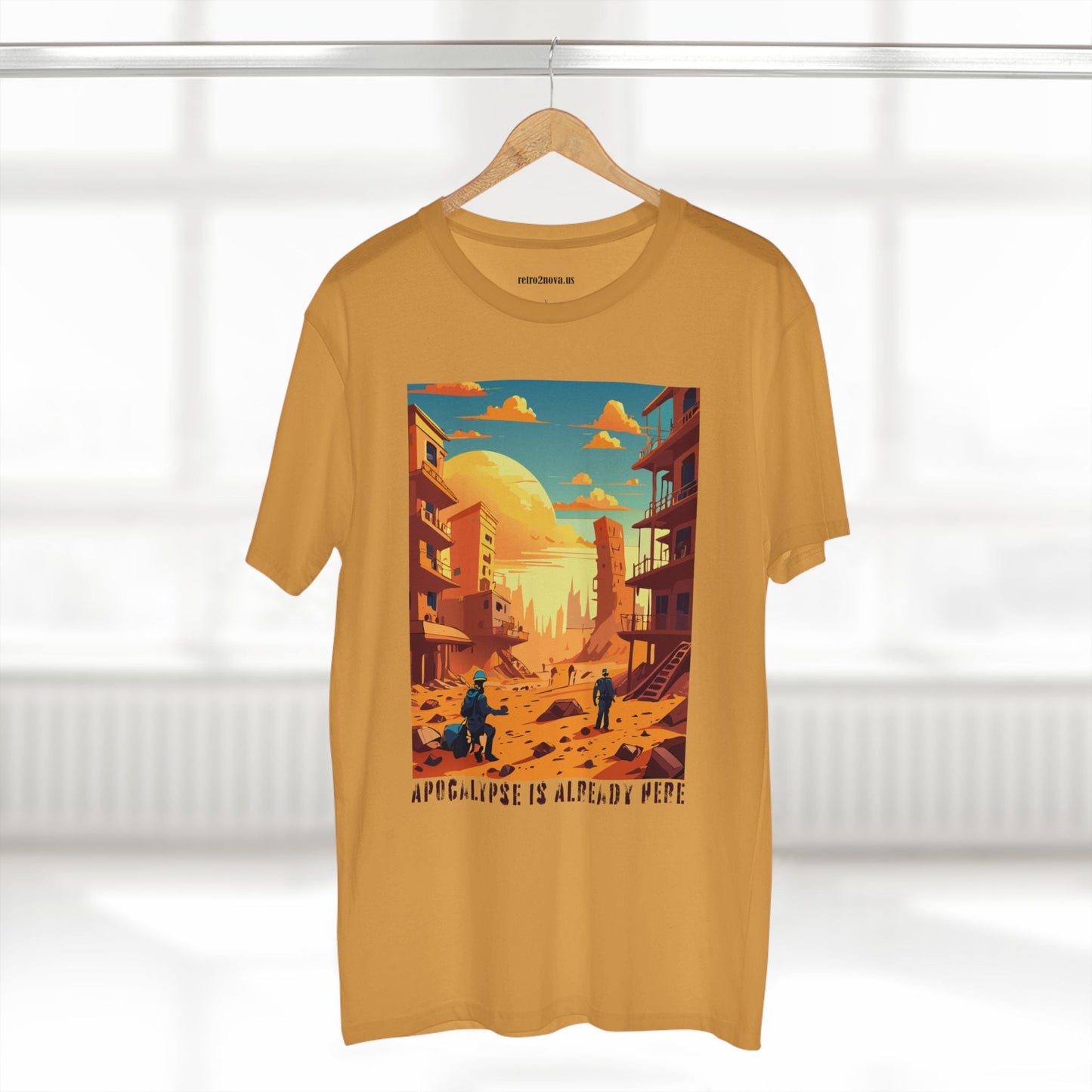 Cataclysm Doomsday Shirt Unisex Premium Cotton Tee With Original Art From Retro2Nova Art Collection