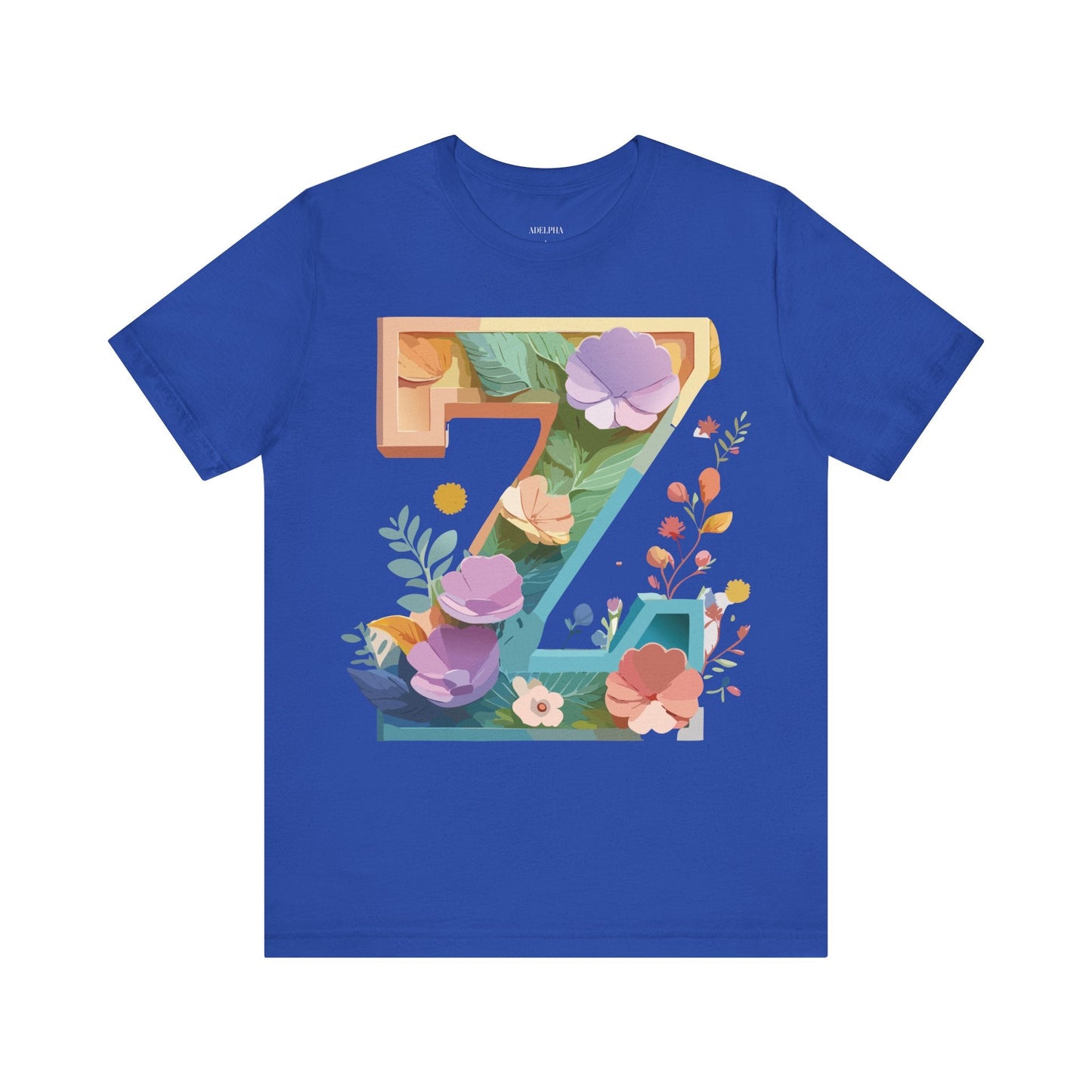 Letter Z Shirt Unisex Graphic Tee By Adelpha Vintage Inspired Artwork Jersey Short Sleeve