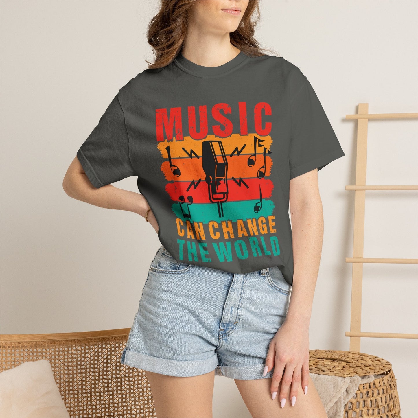 Music Graphic Design Unisex Cotton T-shirt 089
