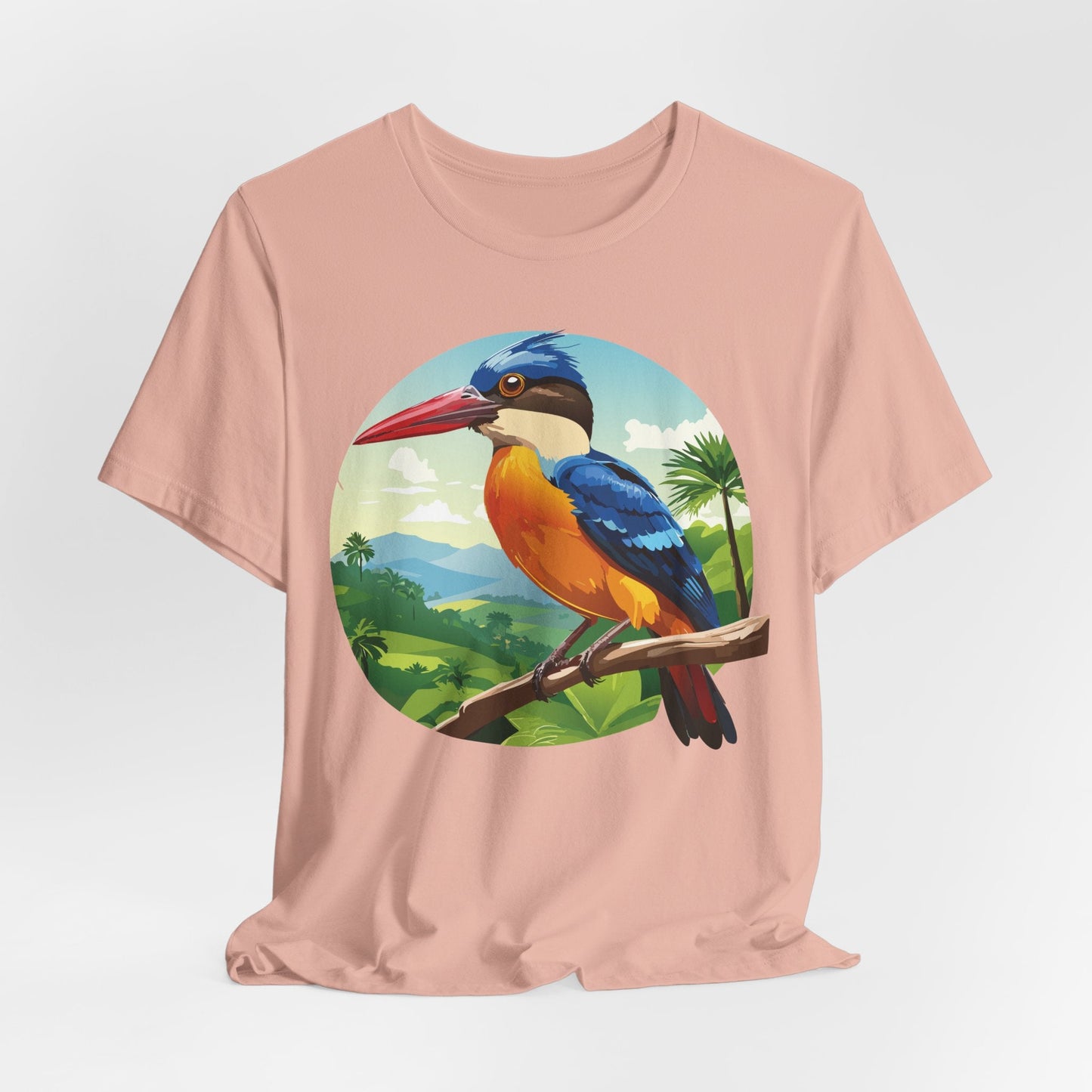 Unisex Animal Shirt With Art Design Featuring Wild Animals Jersey Short Sleeve Tee