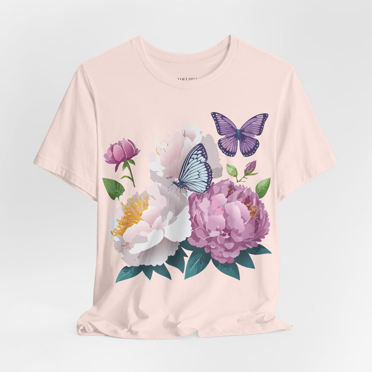 Floral Graphic Tee Shirt - Bella+Canvas Unisex 100 Cotton 32