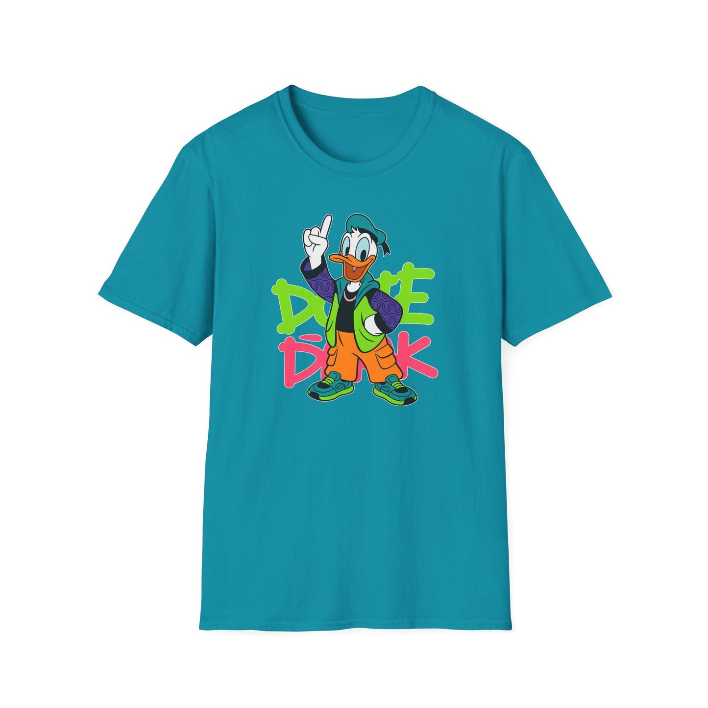 Unisex Cartoon T Shirt Animation Graphic Tee Funny Animals Softstyle 100 Percent Ring Spun Cotton