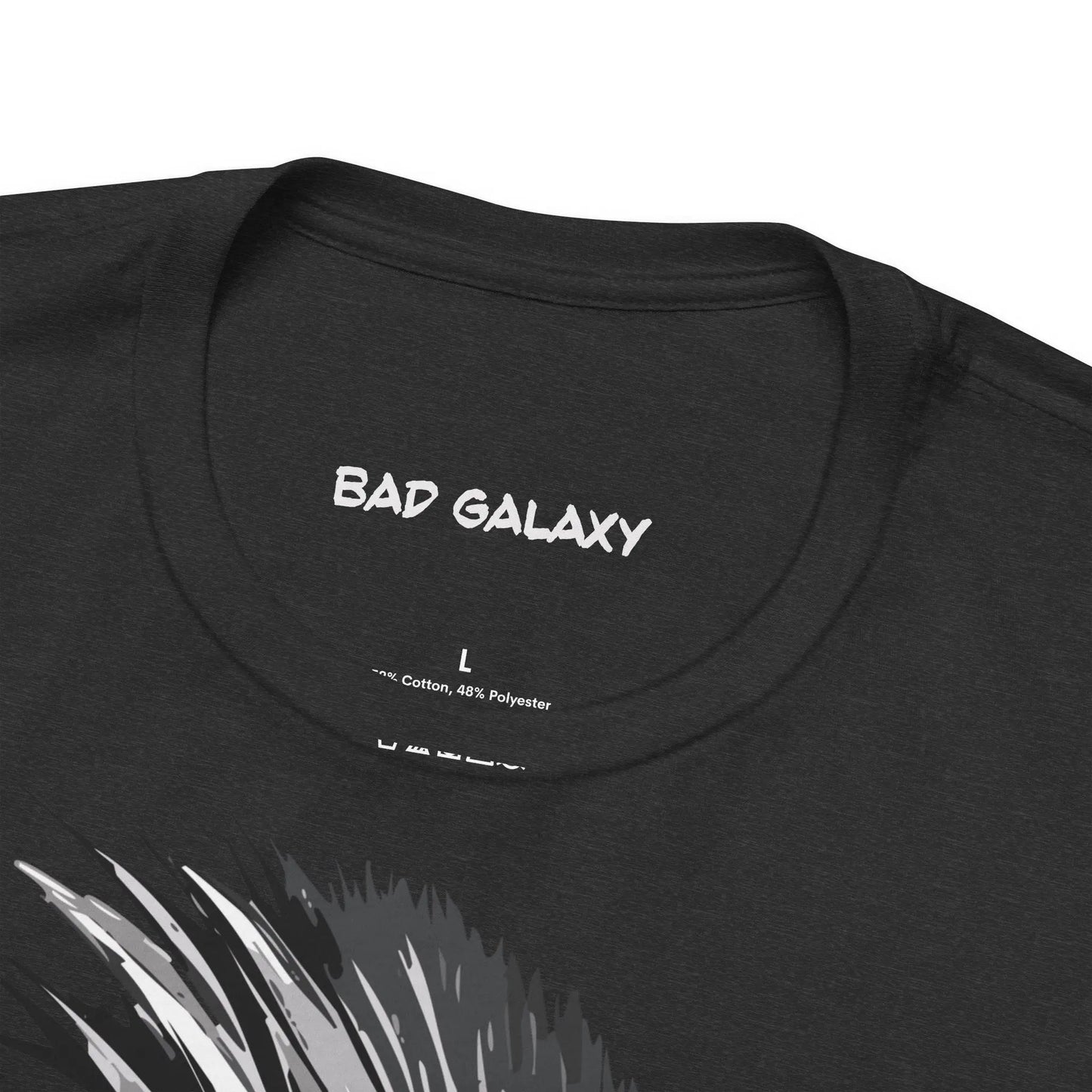 Punk Rock Tee Shirt From Bad Galaxy Made To Order 100 Percent Cotton USA Eco Friendly Inks