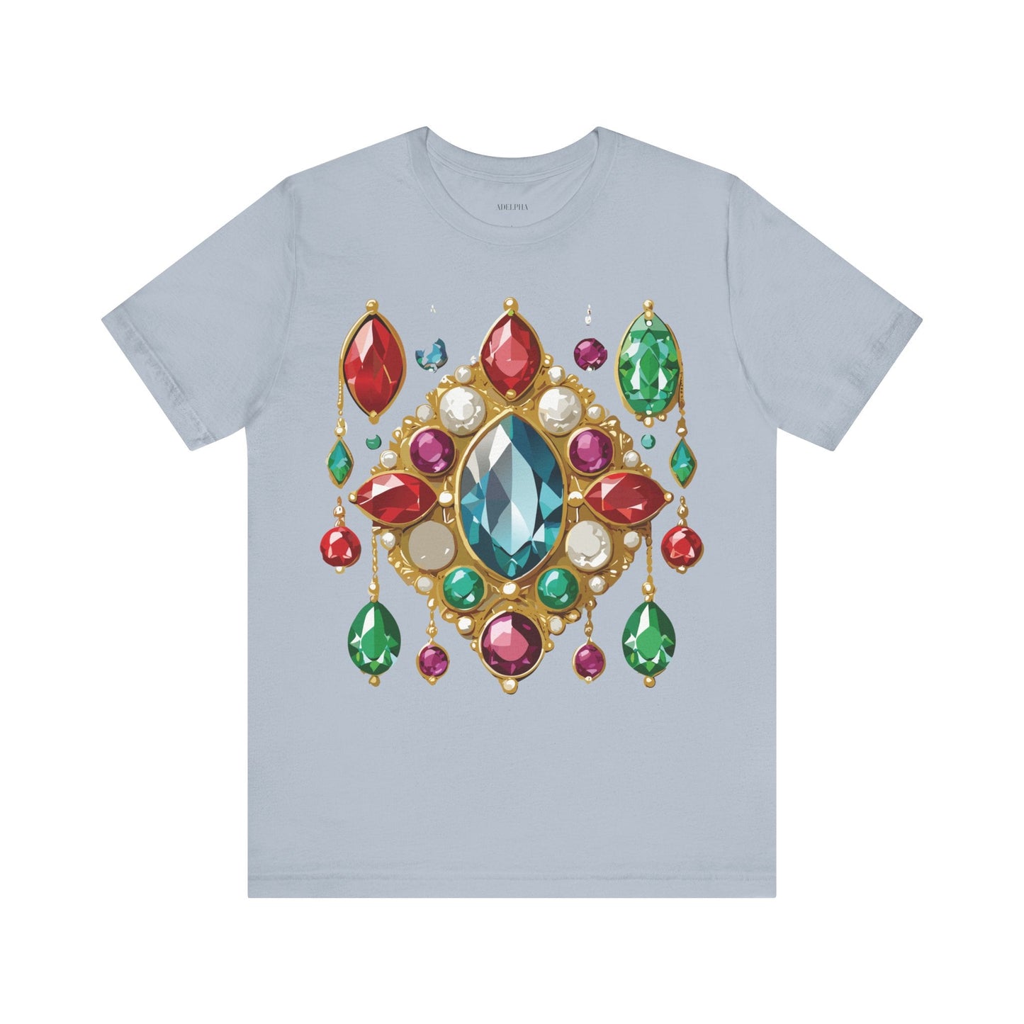 Jewelry Graphic Unisex 100 Cotton Vintage Treasure Art T-Shirt 44