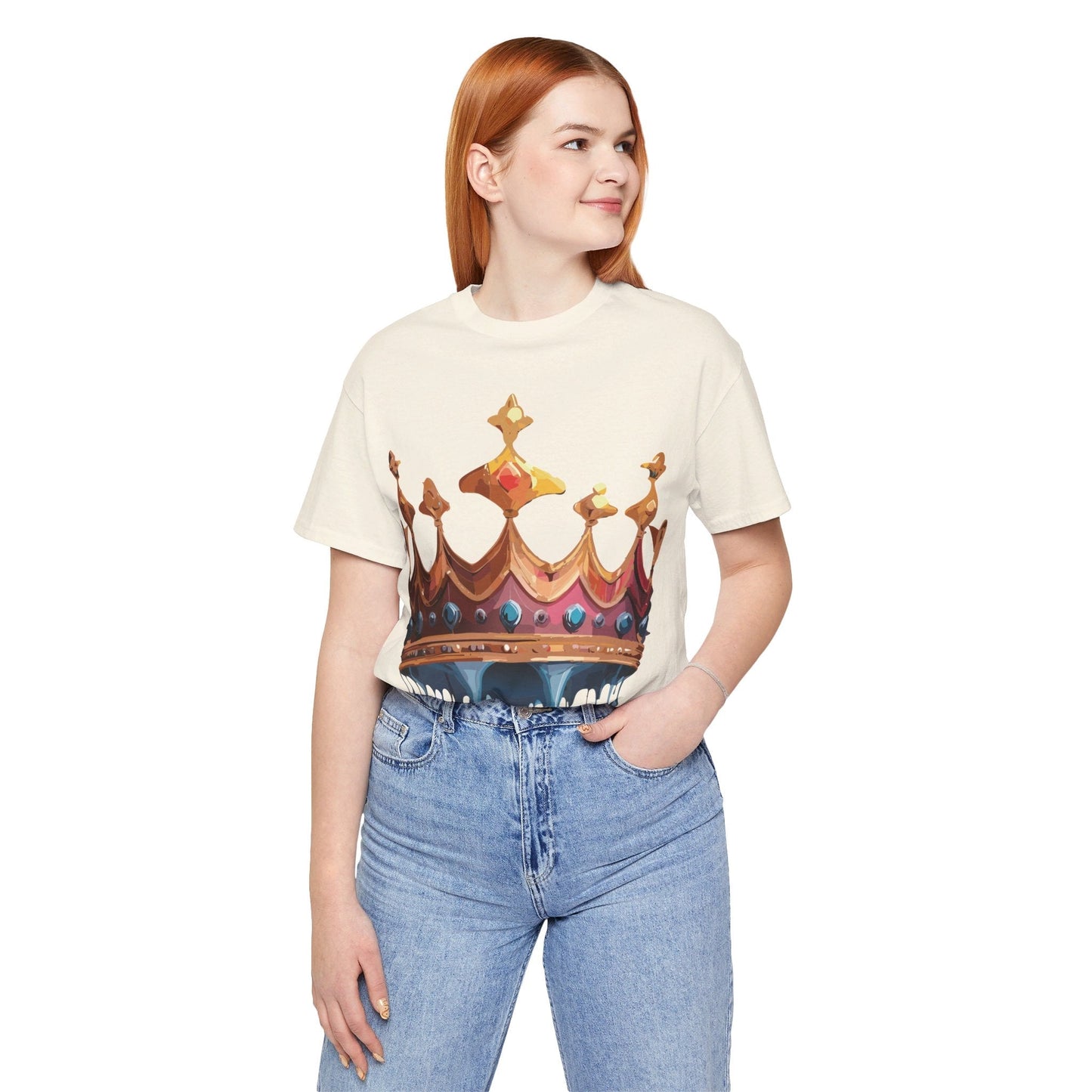 Adelpha Crown Graphic Tee Unisex Short Sleeve Jersey Art Shirt Vintage Inspired