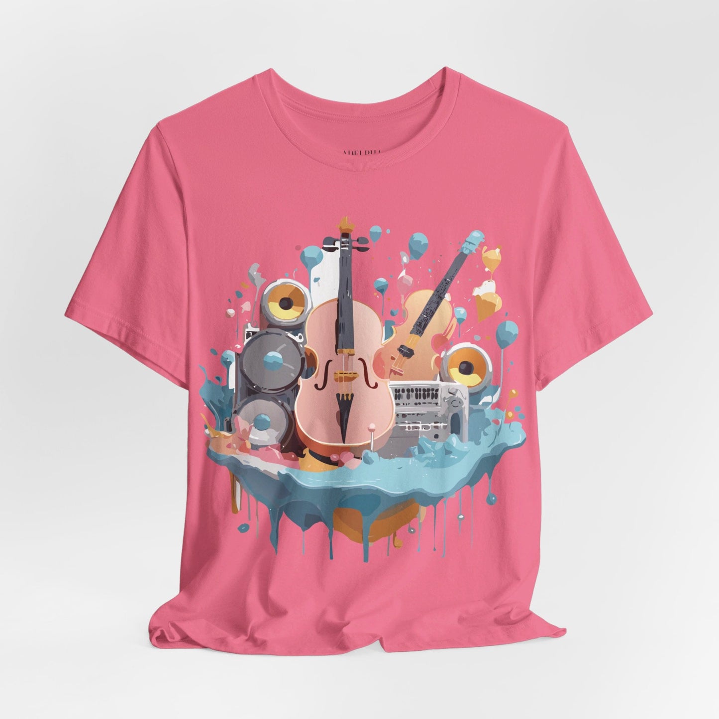 Adelpha Vintage Inspired Music Graphic T Shirt Unisex Jersey Short Sleeve Tee Artwork