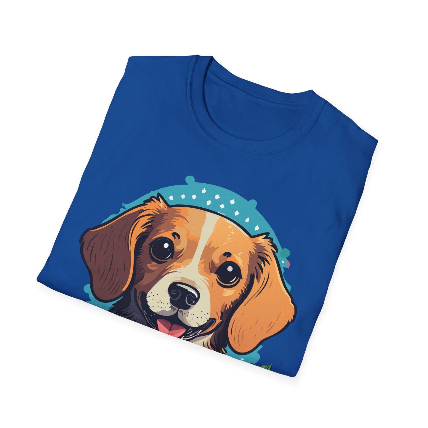 Dog Shirt Unisex Animal Tee Softstyle Cotton Ring Spun Comfort