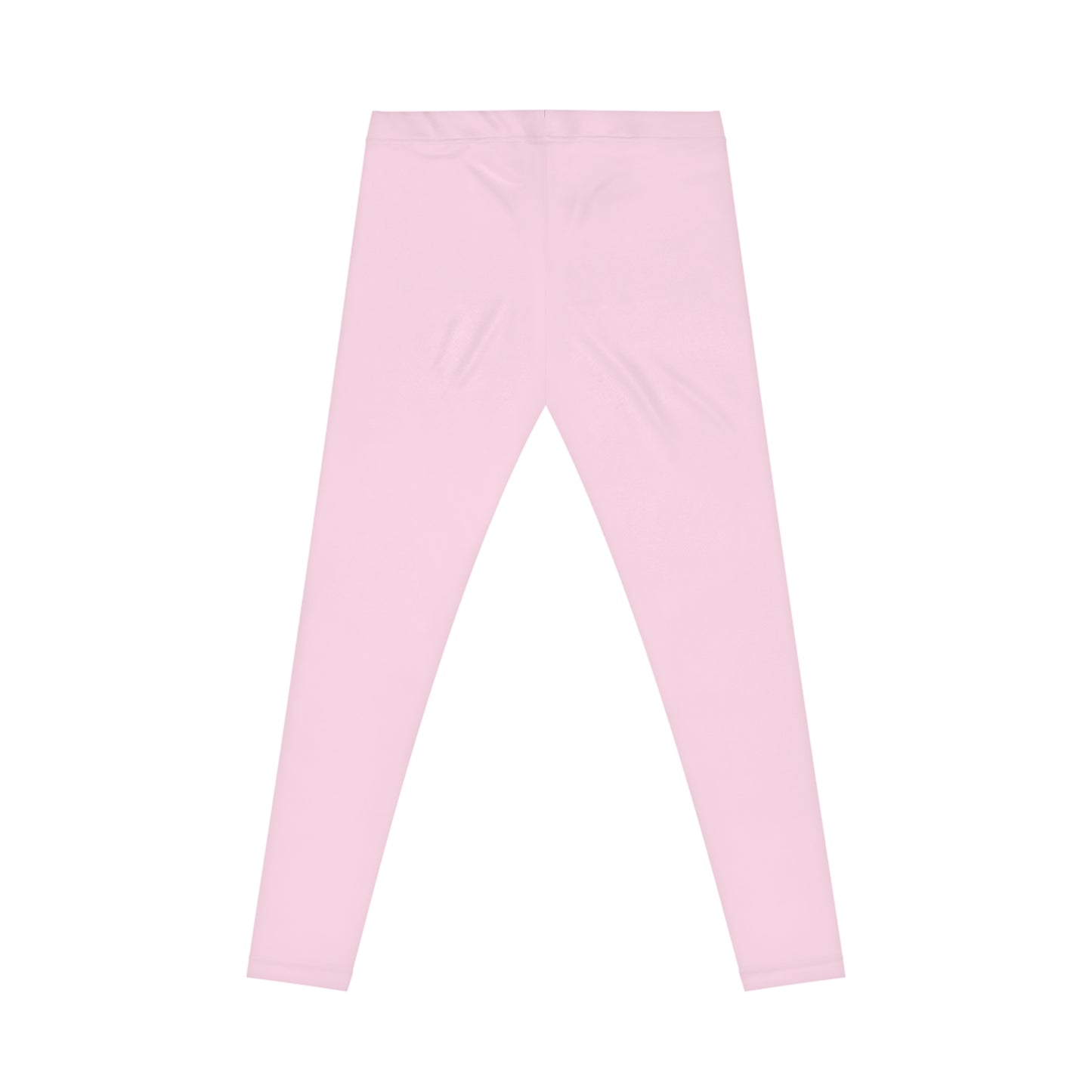 Petal Frost Pink Color Women's Poly-Span Casual Leggings XS-2XL