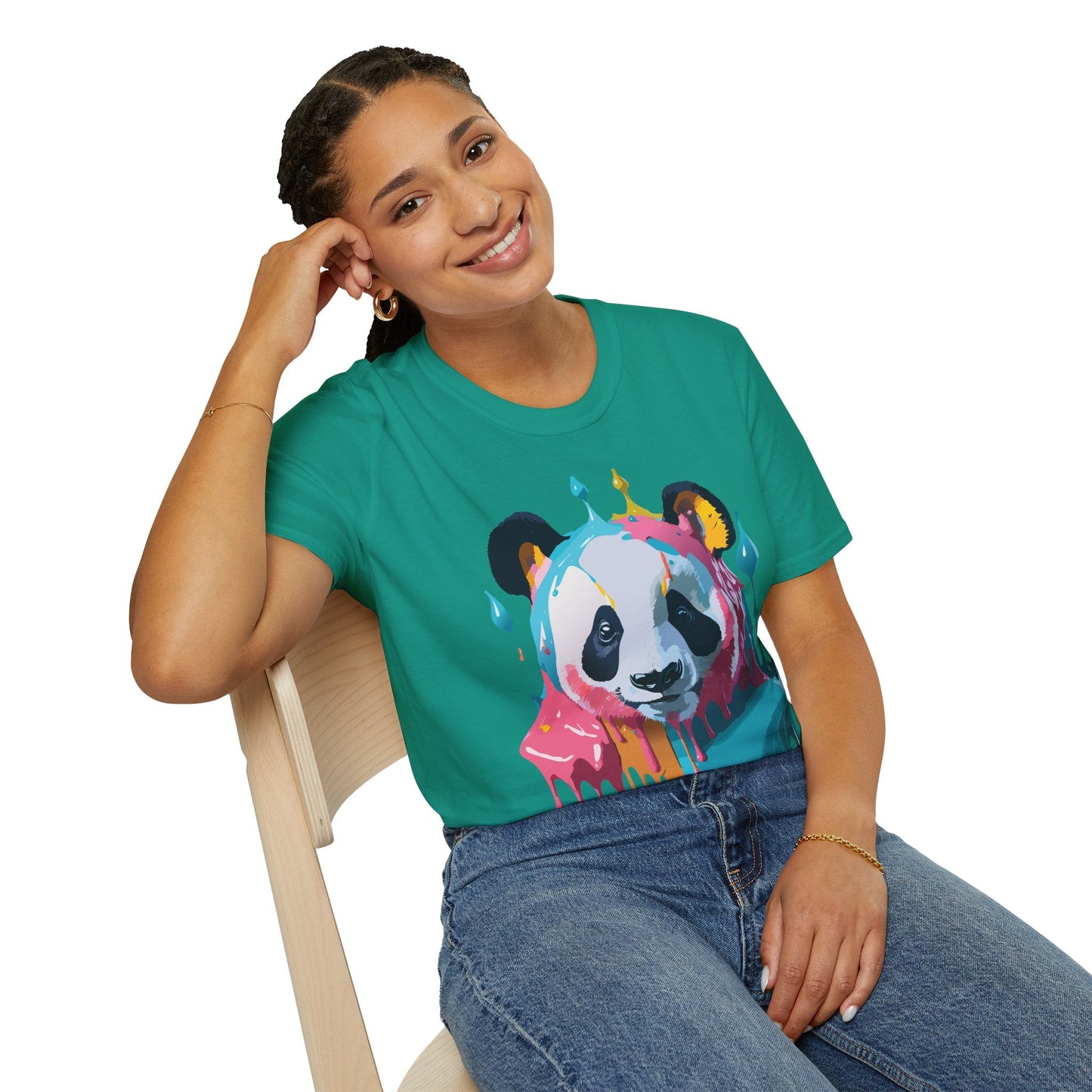 Panda Shirt Unisex T Shirt Panda Lover Gift Gildan Softstyle Tee 100 Percent Cotton