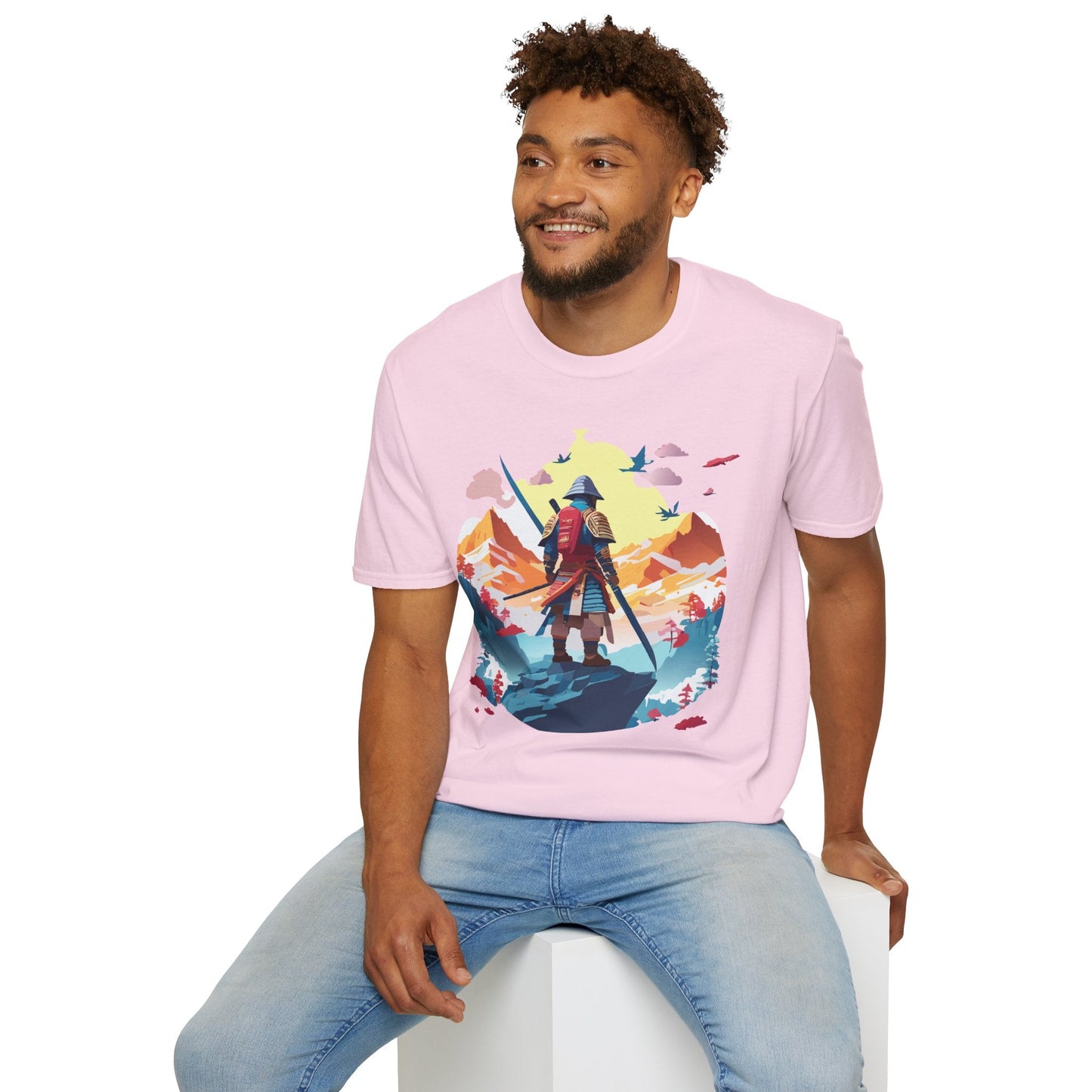 Samurai Shirt Unisex T Shirt Gildan Softstyle 64000 Cotton Tee For Everyday Comfort