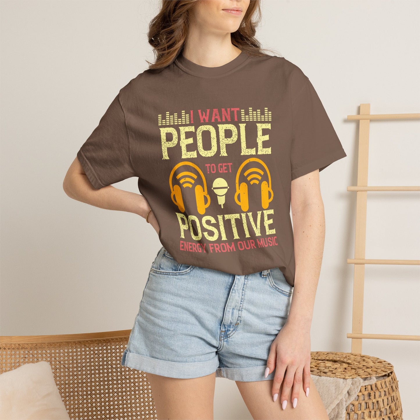 Music Graphic Design Unisex Cotton T-shirt m16