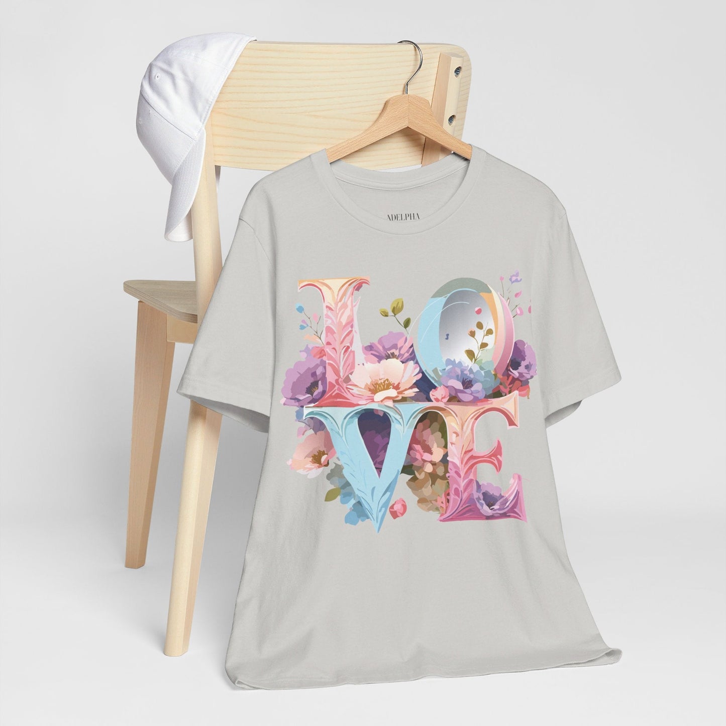 Adelpha Valentine Graphic Tee Unisex Short Sleeve Vintage Inspired Art Design for Everyday Wear