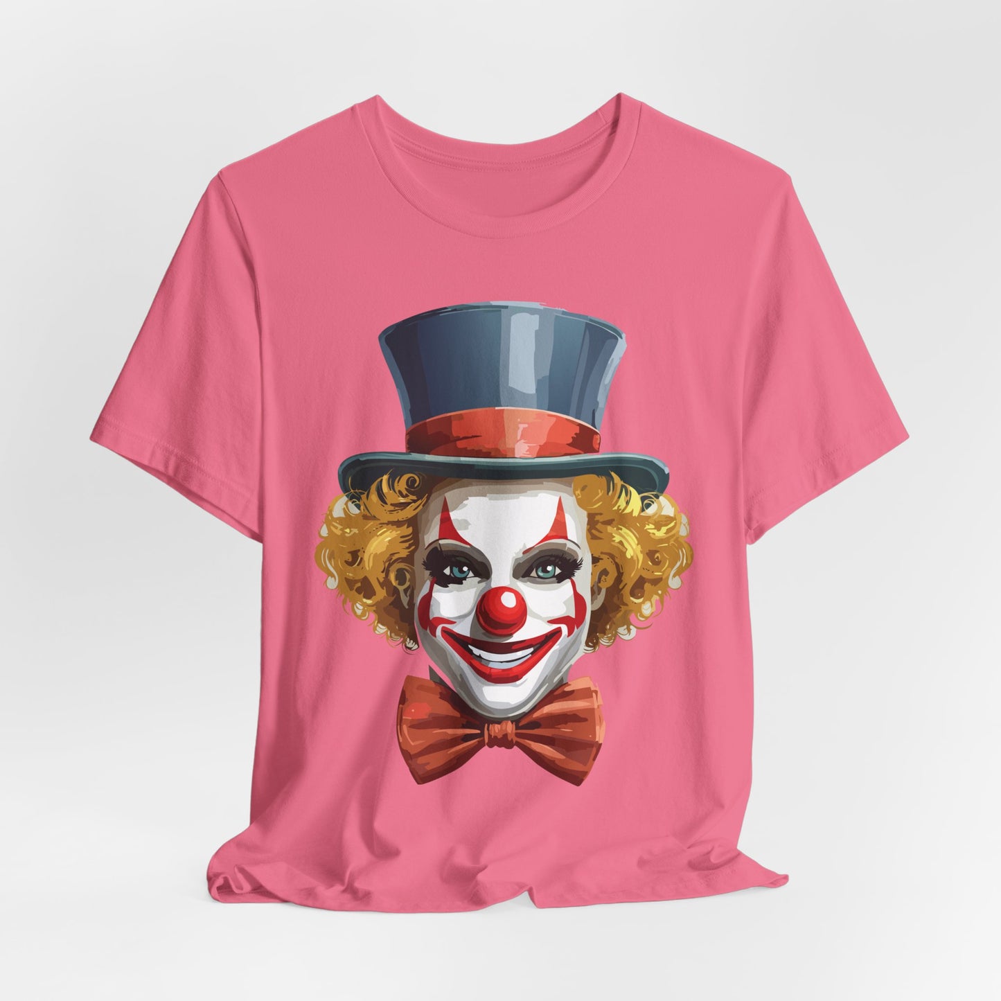 Clown Shirt, Funny Shirt, T-Shirt with Clown, Funny Art Design Tee, Circus Tees, Circus T-Shirt, Unisex Humor Wear 11