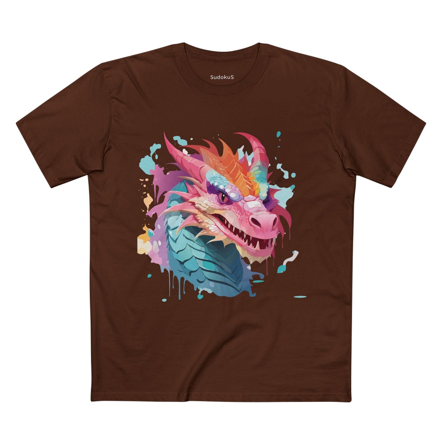 Dragon Graphic Unisex 100 Cotton Staple Tee 1