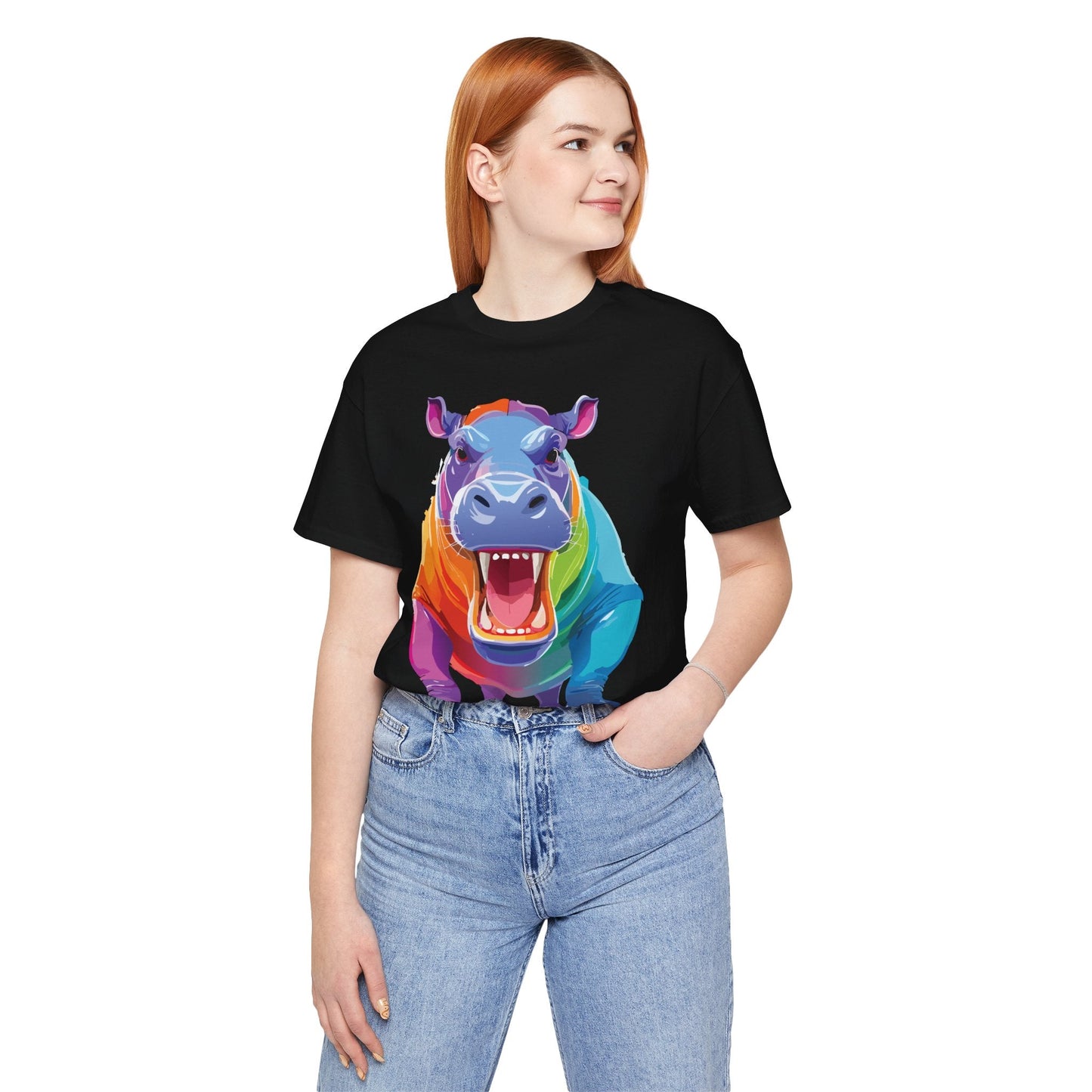 Unisex Animal Tee Shirt With Art Design Wild Animals Graphic Tee For Men Women All Sizes