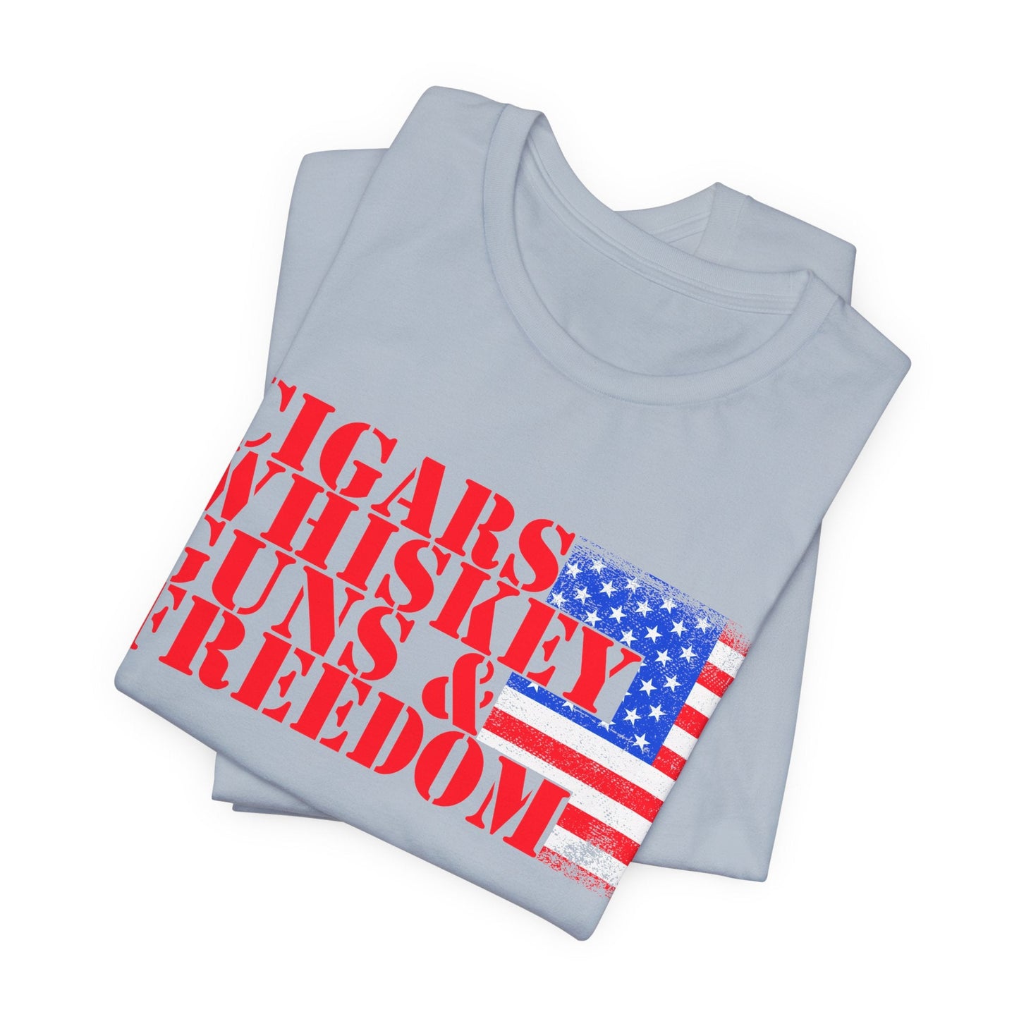 American Flag Graphic Unisex Cotton T-Shirt a2