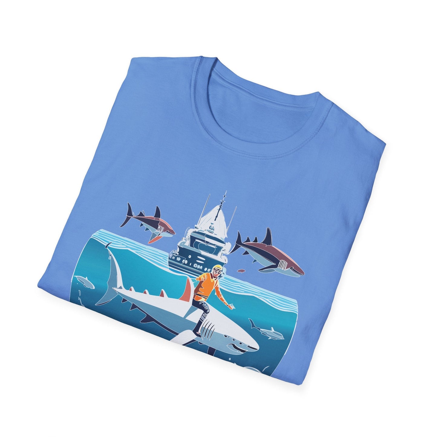 Ocean Tee Shirt Unisex Softstyle Gildan 64000 Cotton T Shirt Lightweight Casual Tee