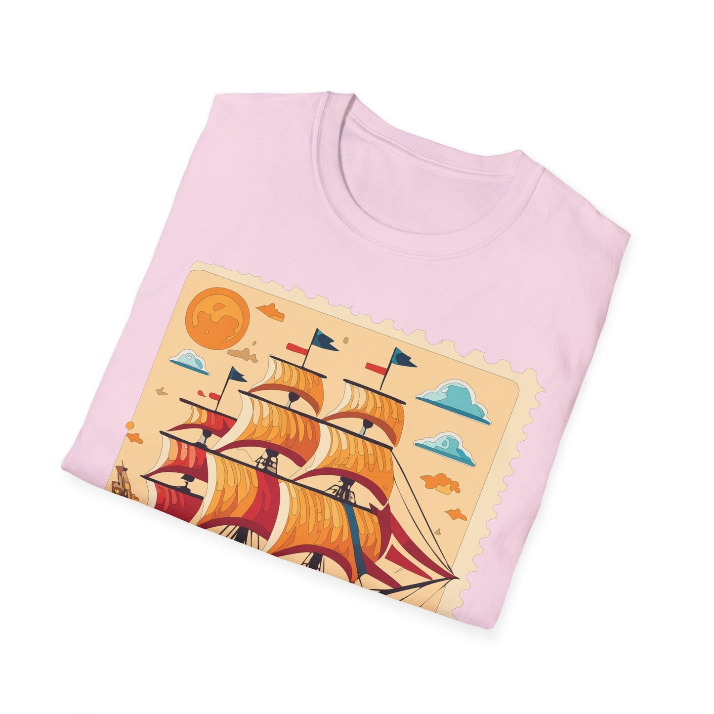 Ship T Shirts Frigate T Shirts Vessel Tee Shirt Unisex Gildan Softstyle 64000 Comfort Fit