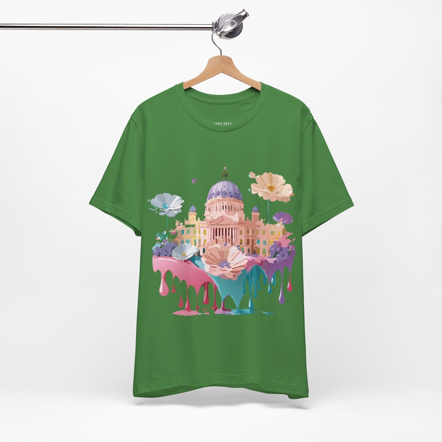 Madrid Tourist Shirt Graphic Tee Unisex Vintage Inspired Art Design Adelpha Brand