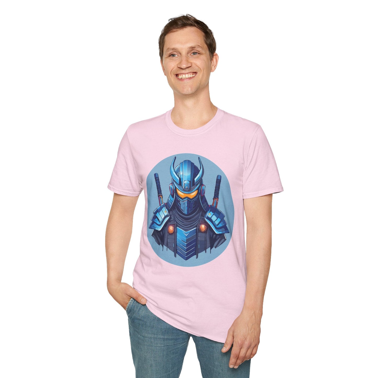 Samurai Shirt Unisex Softstyle T Shirt 100 Percent Ring Spun Cotton Gildan 64000