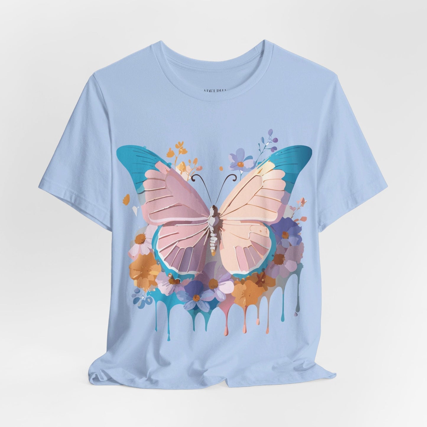 Butterfly Graphic Tee Vintage Inspired Adelpha Unisex Jersey Short Sleeve