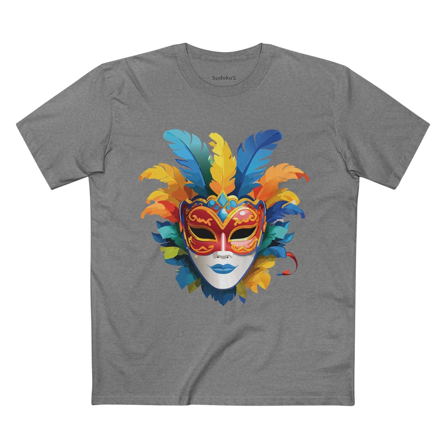 Mask Graphic Unisex 100 Cotton Staple Tee 35