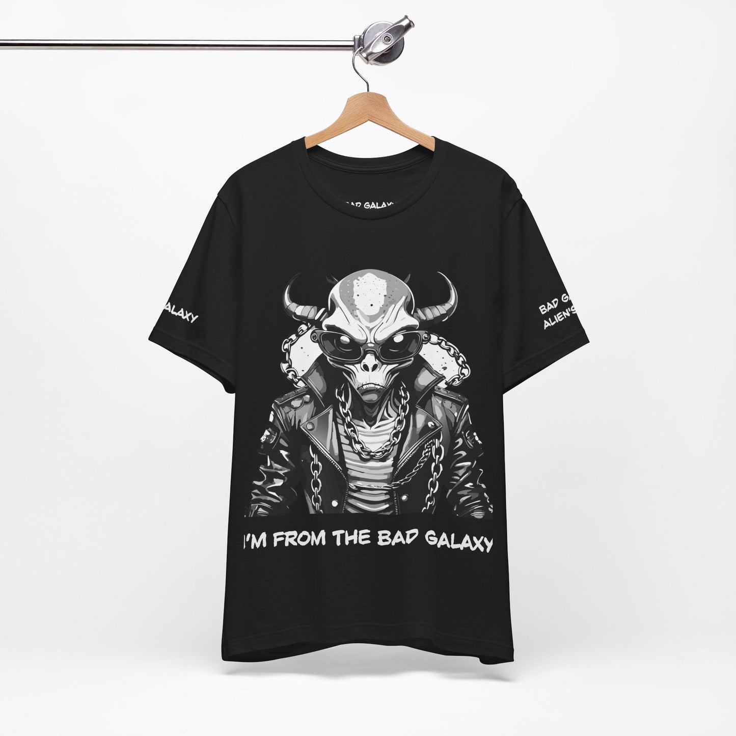Alien Tee Shirt From Bad Galaxy 100 Cotton Made To Order With Eco Friendly Inks Free Shipping
