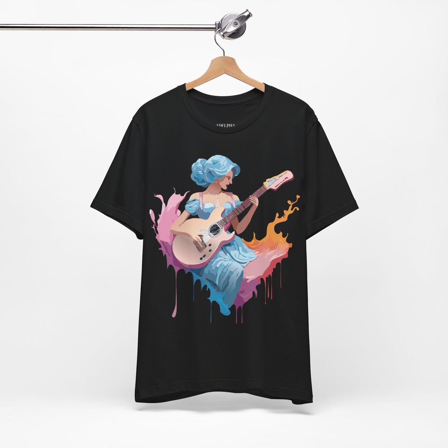 Adelpha Unisex Graphic Tee With Vintage Inspired Art Design Short Sleeve Premium Everyday Wear
