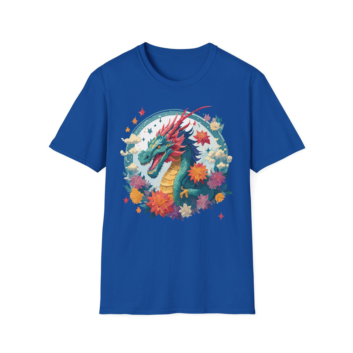 Dragon Graphic Tee Gildan Unisex 100 Cotton Tee Shirt with Animal a41