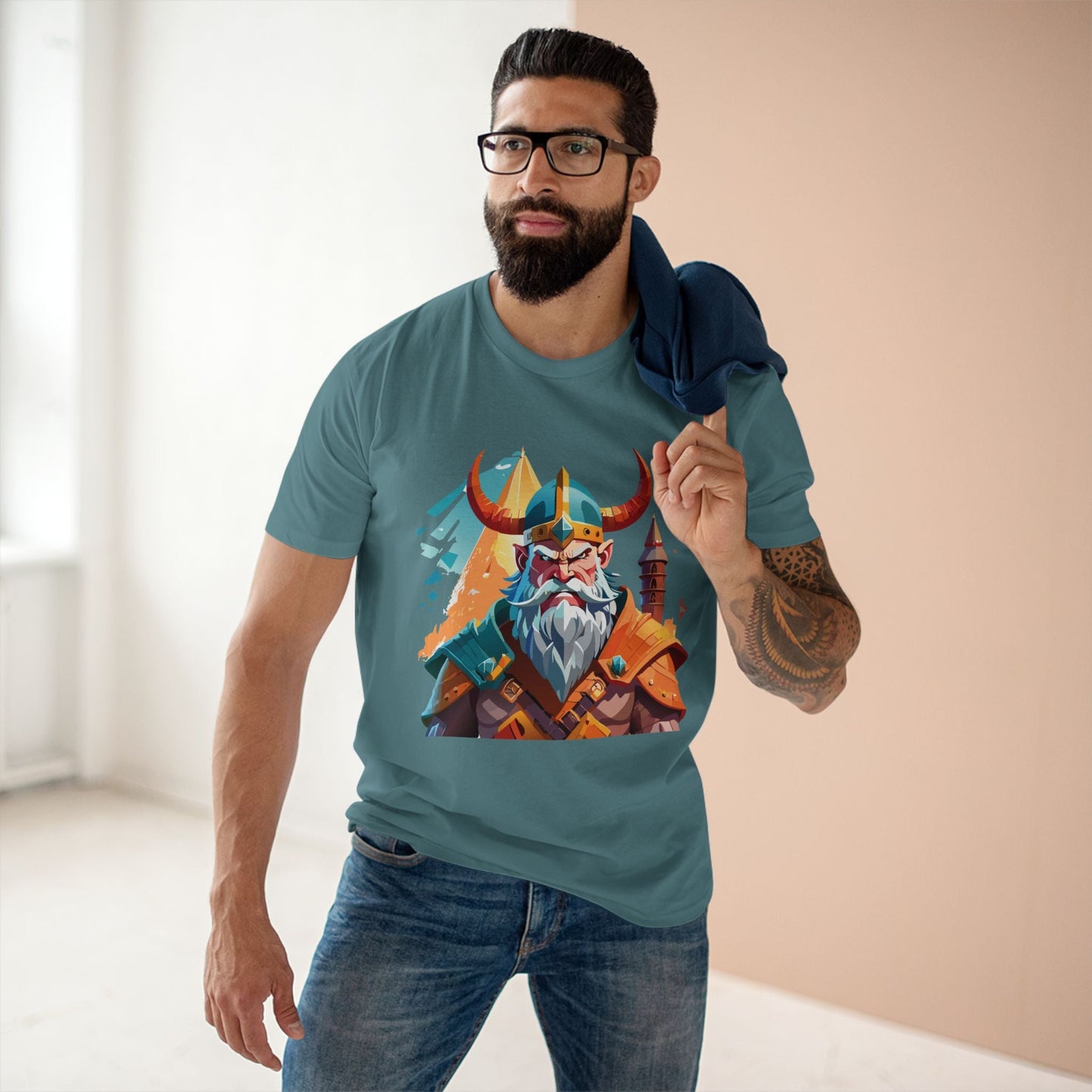 Viking Graphic Unisex 100 Cotton Staple Tee 12