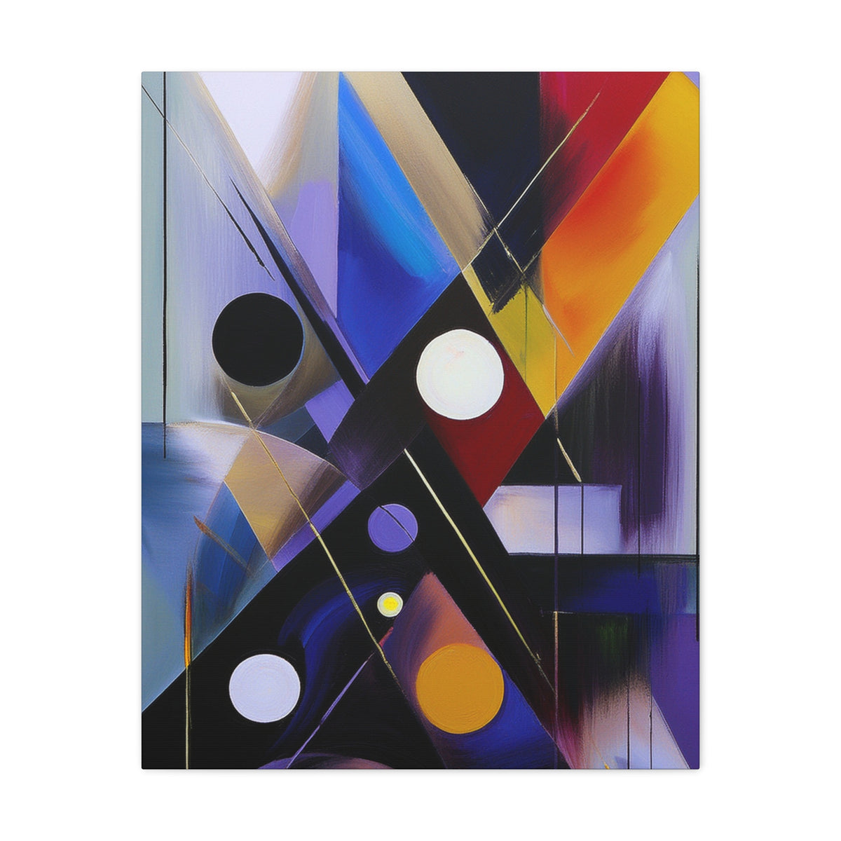 Colors Abstract Painting Print Canvas 20x24,20x30,24x30, 24x32,24x36,30x40, 32x48,36x48,40x60 Pine-Wood Inner Frame ABS-35