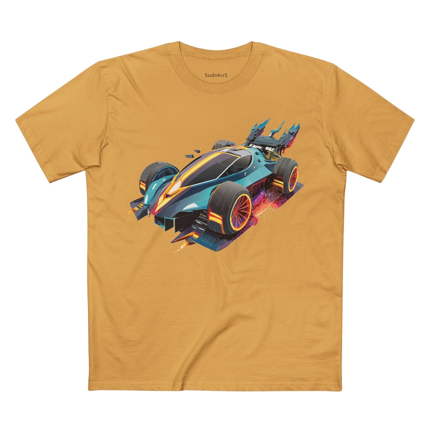 Car Graphic Unisex 100 Cotton Staple Tee 20