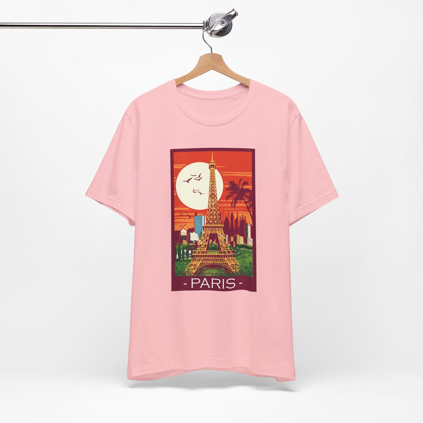 Retro Poster Paris Graphic Design Tee, Paris Shirt, Vintage Tees, Art Design T-Shirt, Graphic Tee, Retro Art Shirts