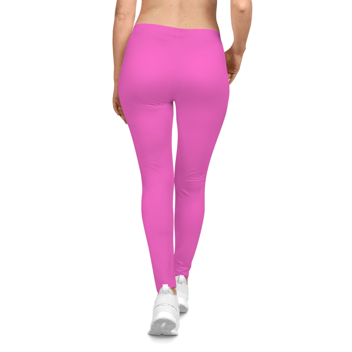 Bubblegum Fizz Color Women's Poly-Span Casual Leggings XS-2XL
