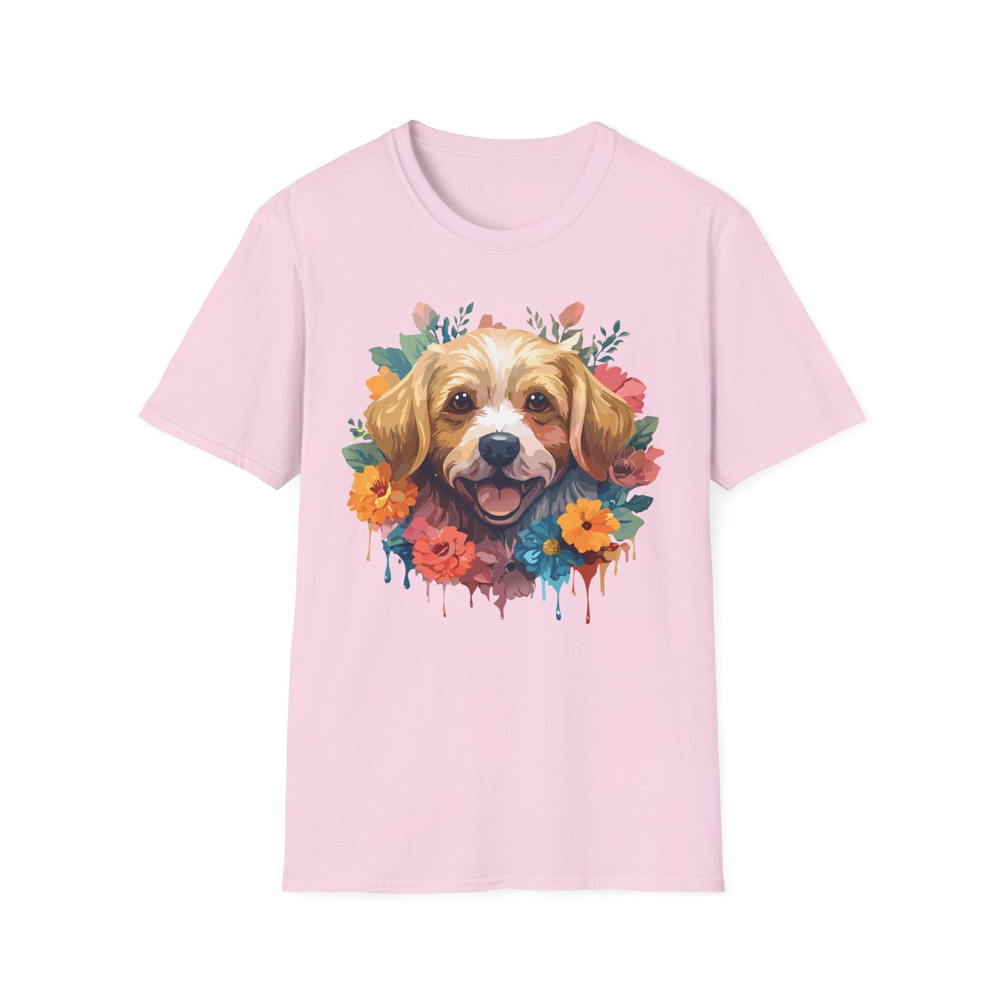 Dog Shirt Unisex Animal Tee Softstyle 64000 Gildan Cotton Tee