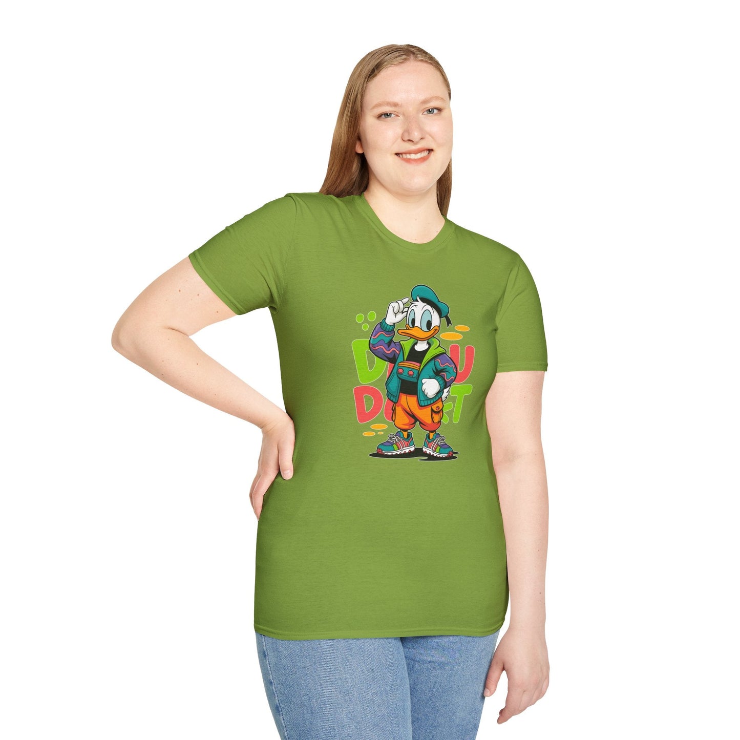Gildan Softstyle Unisex Cartoon Animation T Shirt With Funny Animals Graphic Tee For Men Women