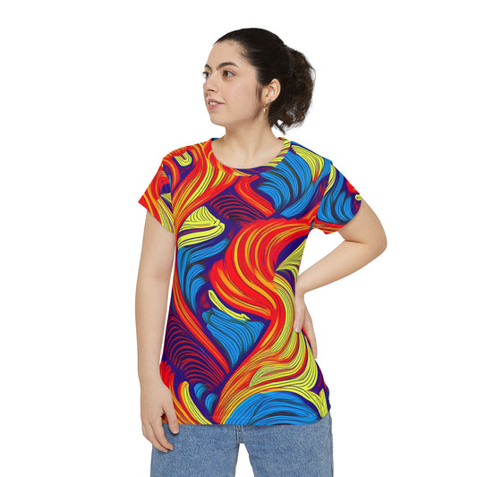 Abstract Print Shirt, Shirt with Abstract Print