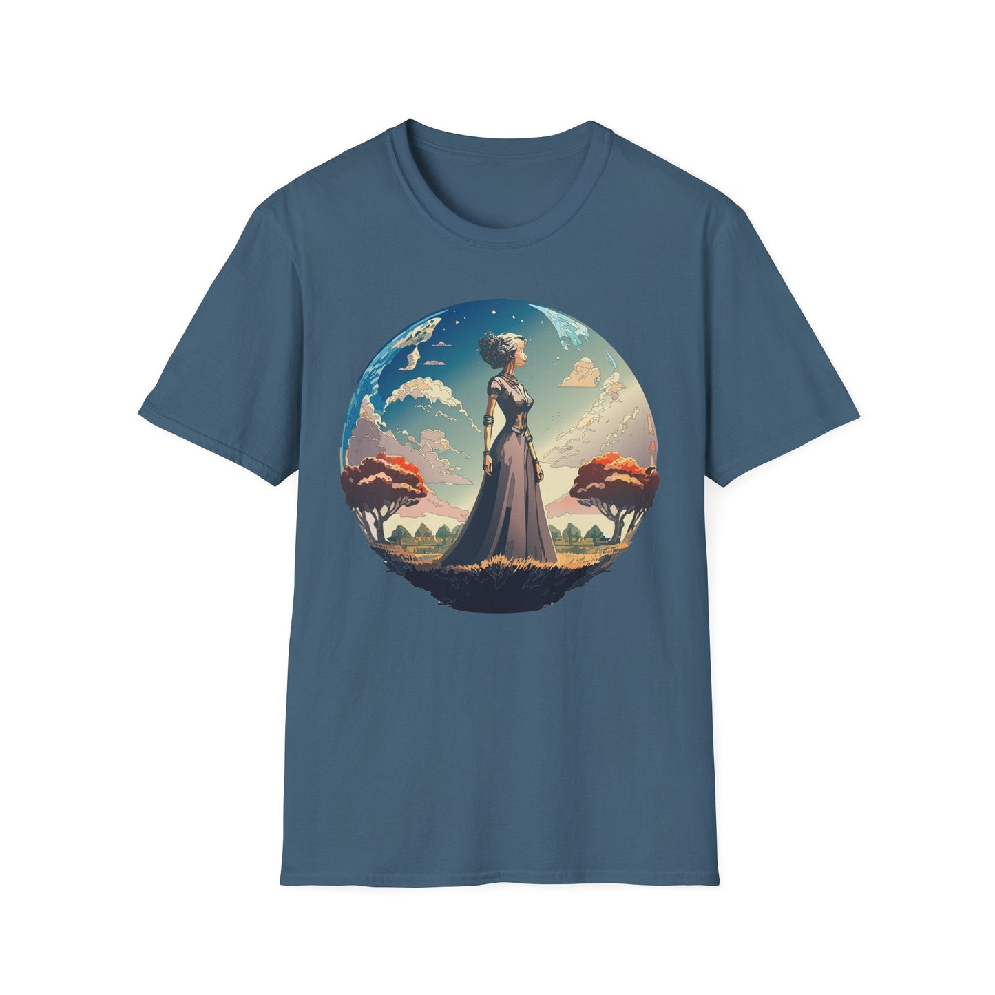 Womens Graphic T Shirt Art Design Tee Gildan Softstyle 64000 Unisex Cotton Short Sleeve