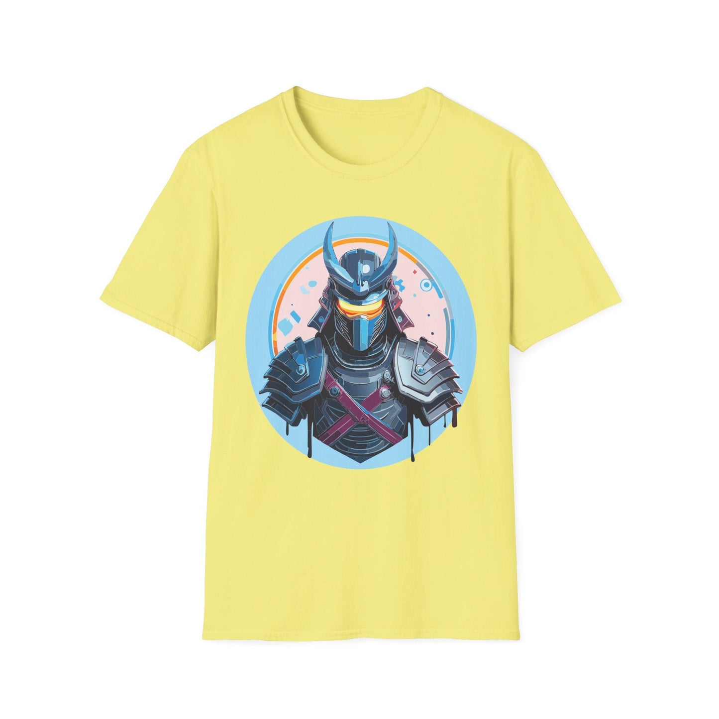 Samurai T Shirt Unisex Softstyle 64000 Tee Lightweight Comfortable 100 Percent Ring Spun Cotton