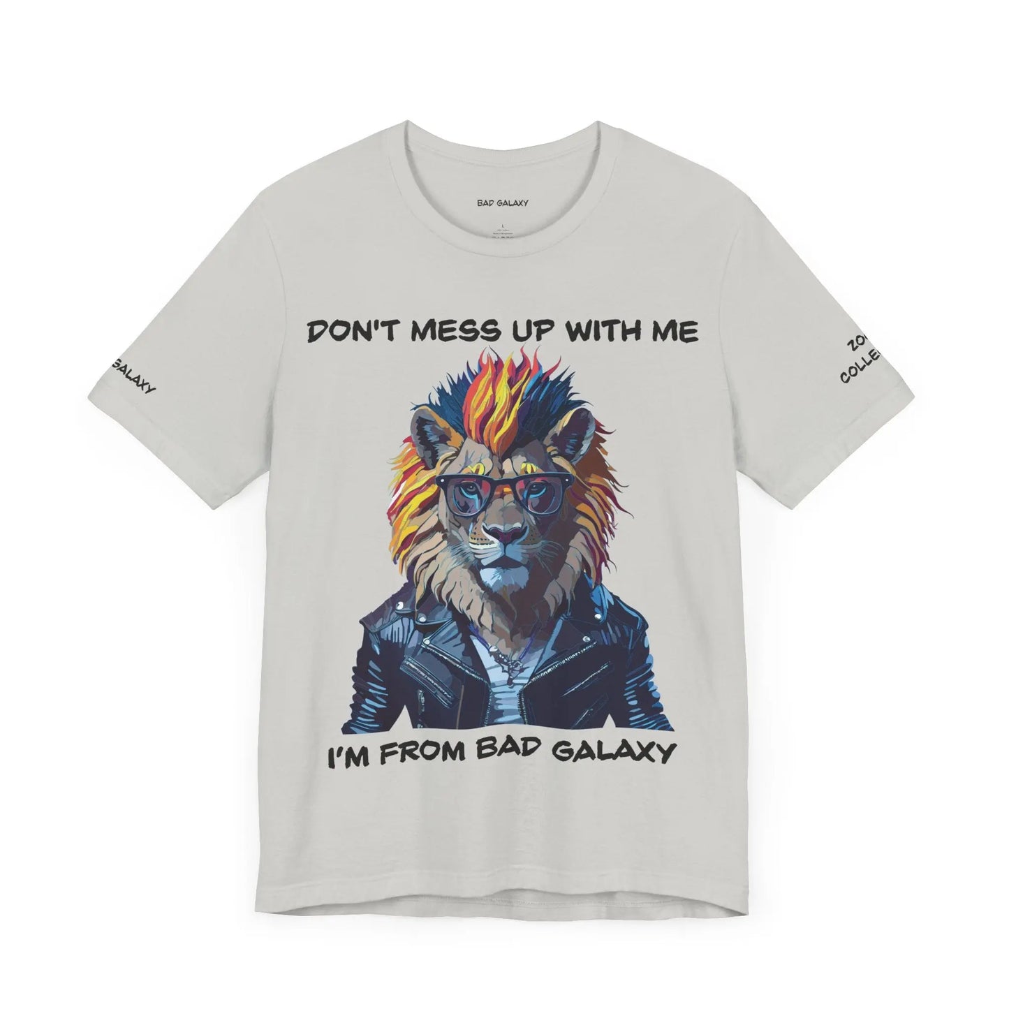 Animal T Shirt From Bad Galaxy Made To Order 100 Percent Cotton Tee Eco Friendly Non Toxic Inks USA