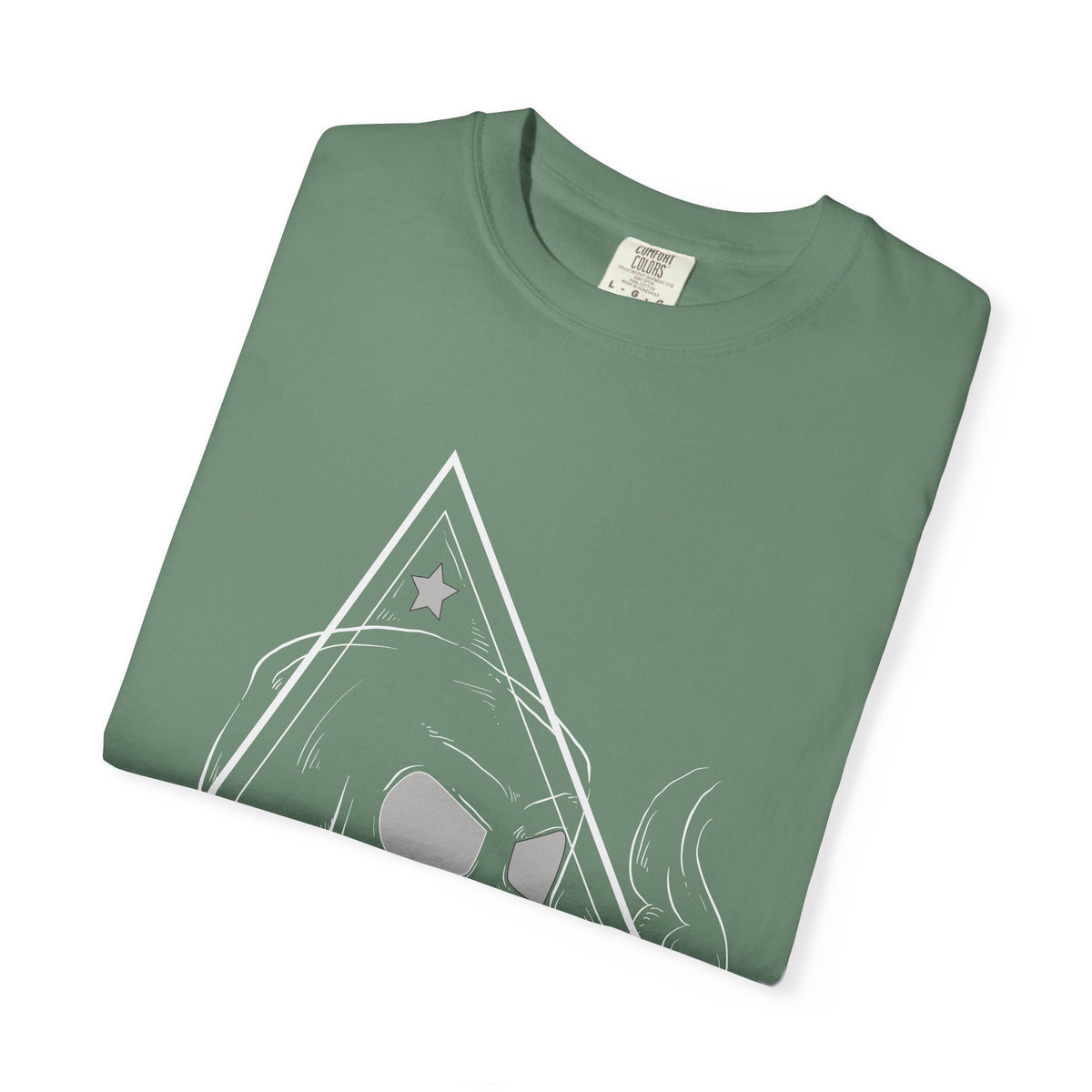 Camiseta unisex de algodón con calavera 