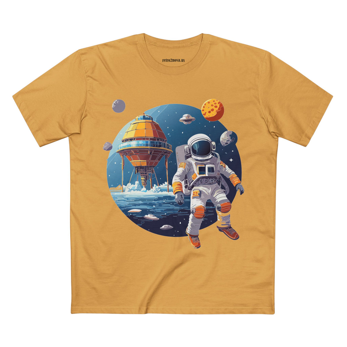Cosmos Astronaut Graphic Tee Staple Unisex 100 Cotton Tee Shirt - CS-38