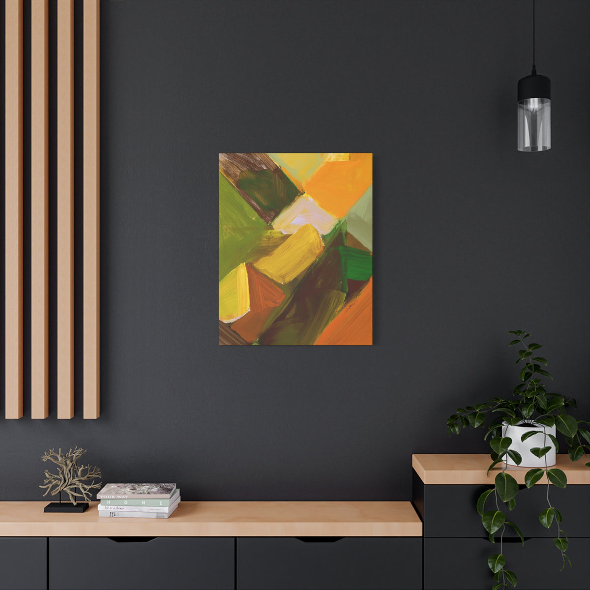 Abstract Geometric Painting Print Canvas 20x24,20x30,24x30 24x32,24x36,30x40 32x48,36x48,40x60 Pine-Wood Inner Frame ABS-59