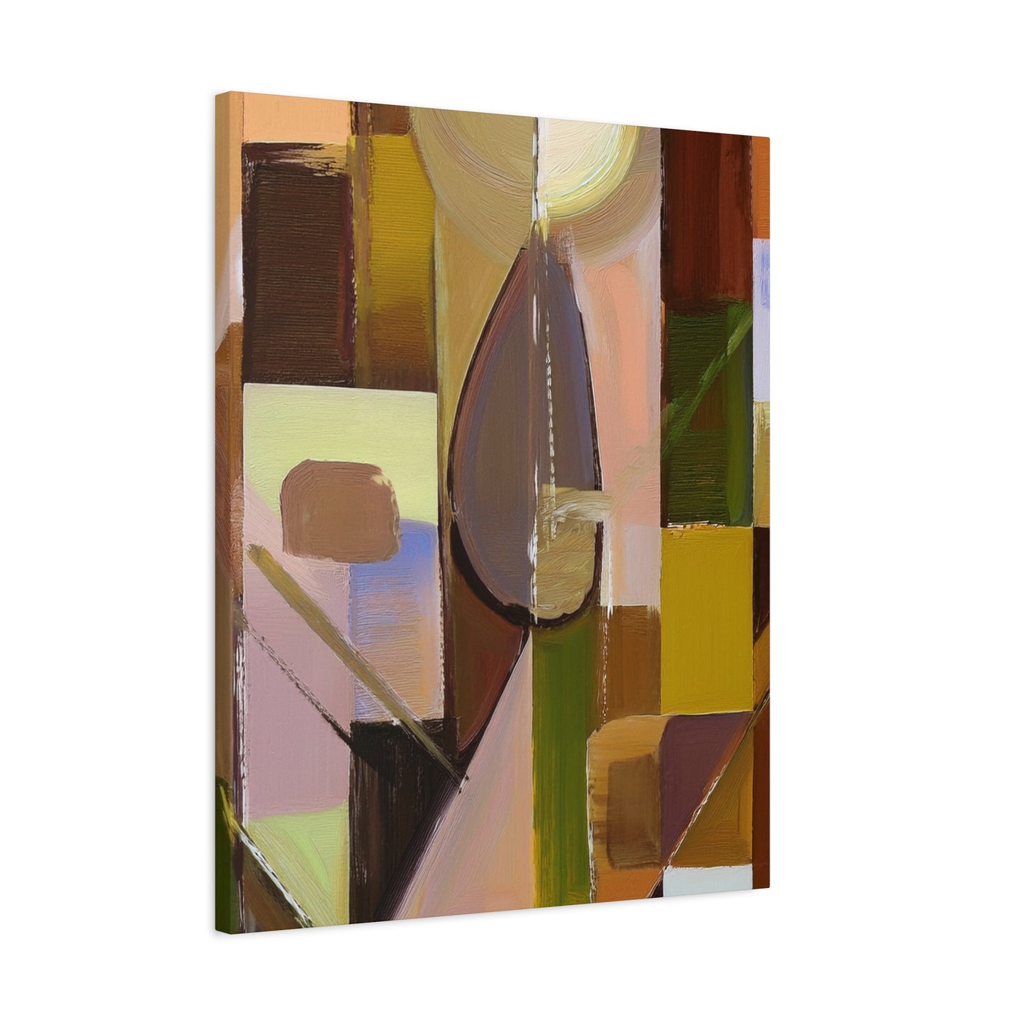 Abstract Geometric Painting Print Canvas 20x24,20x30,24x30 24x32,24x36,30x40 32x48,36x48,40x60 Pine-Wood Inner Frame ABS-55